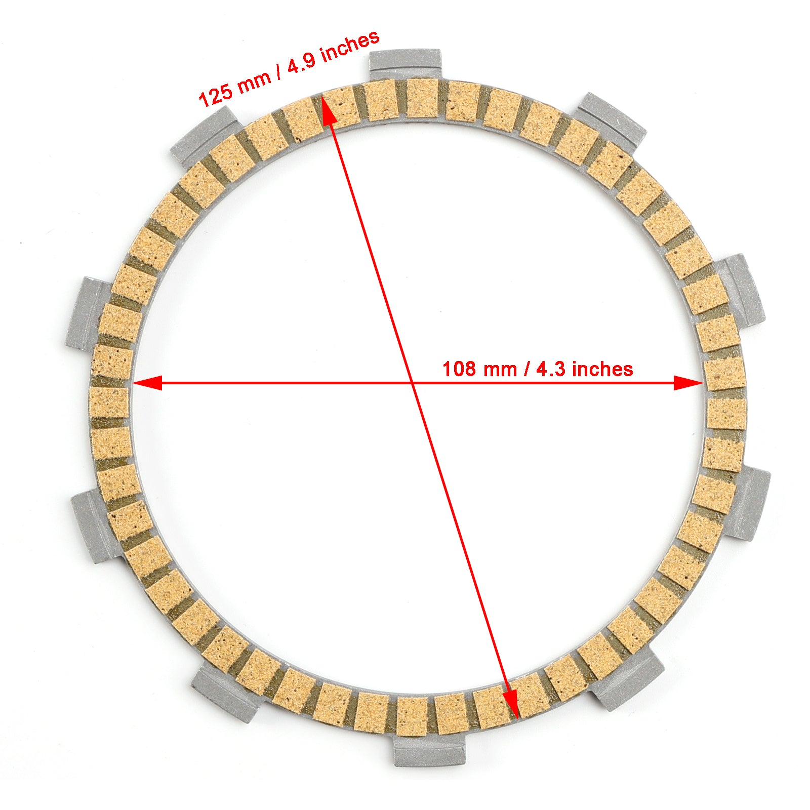 Zestaw rekordów sprzęgła dla Kawasaki EX400 Ninja 400 2018-2024 13088-0593