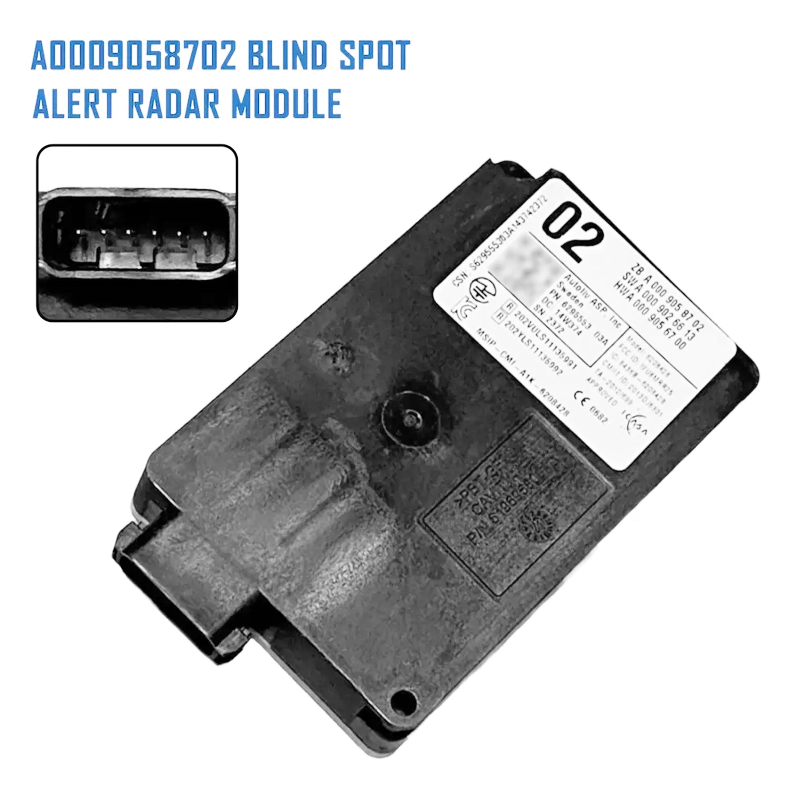 Mercedes Clase E Cabriolet (A207) 2010-2016, nuevo sensor de radar, distritic A000905870 A0009026613 Unidad de control