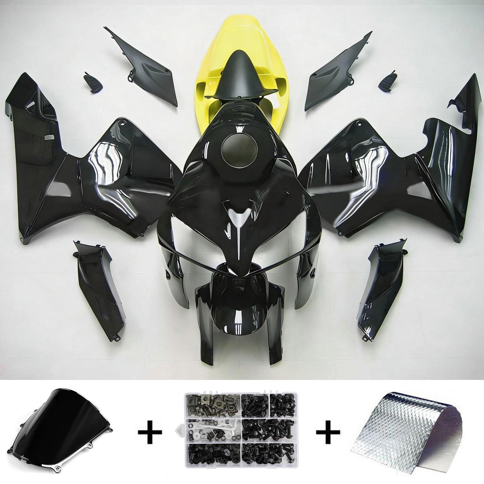 Kit de carénage par injection, carrosserie en plastique ABS pour Honda CBR600RR 2005-2006 F5