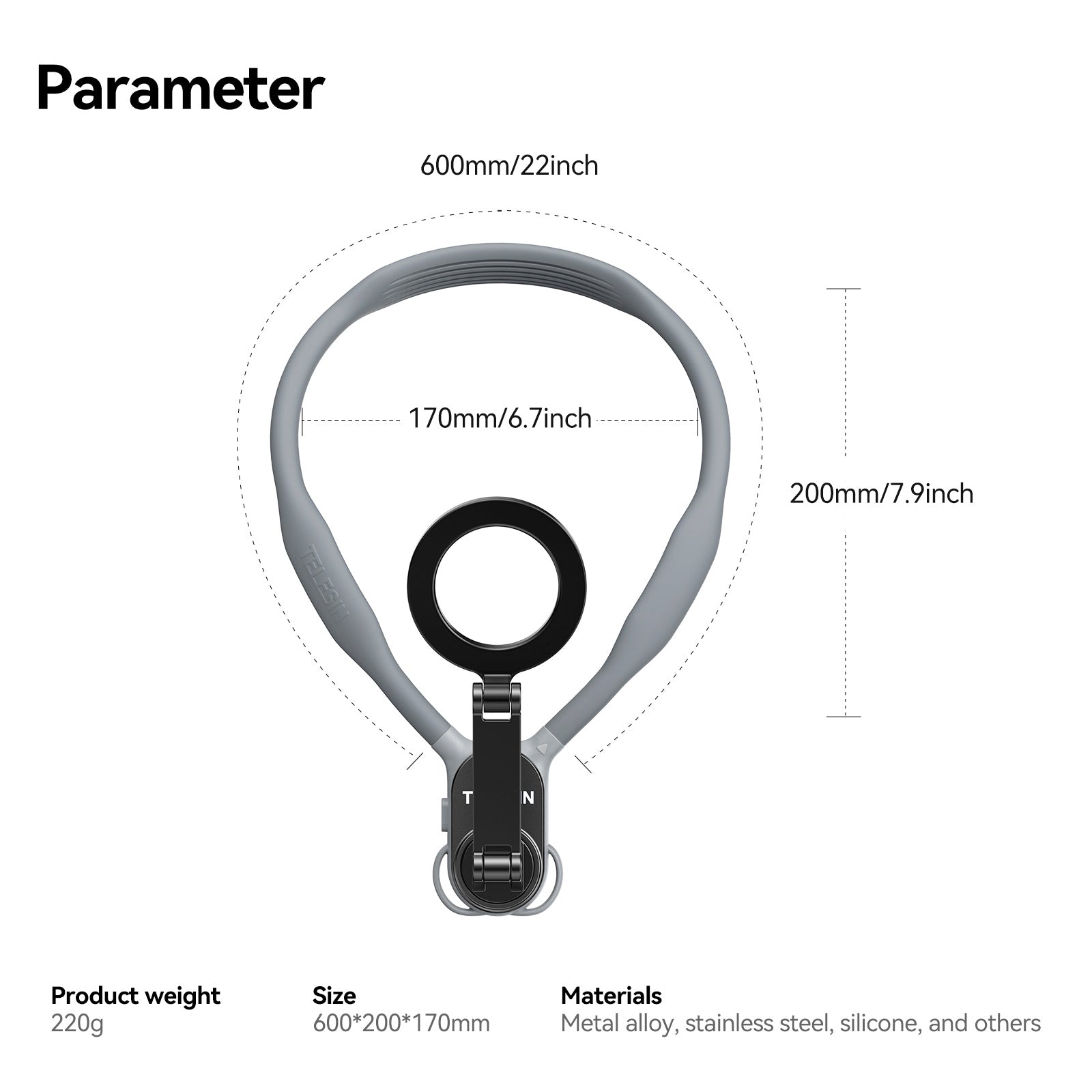 Corso magnetico magnetico Magsafe Magsafe, rilascio rapido e assorbimento d'urto