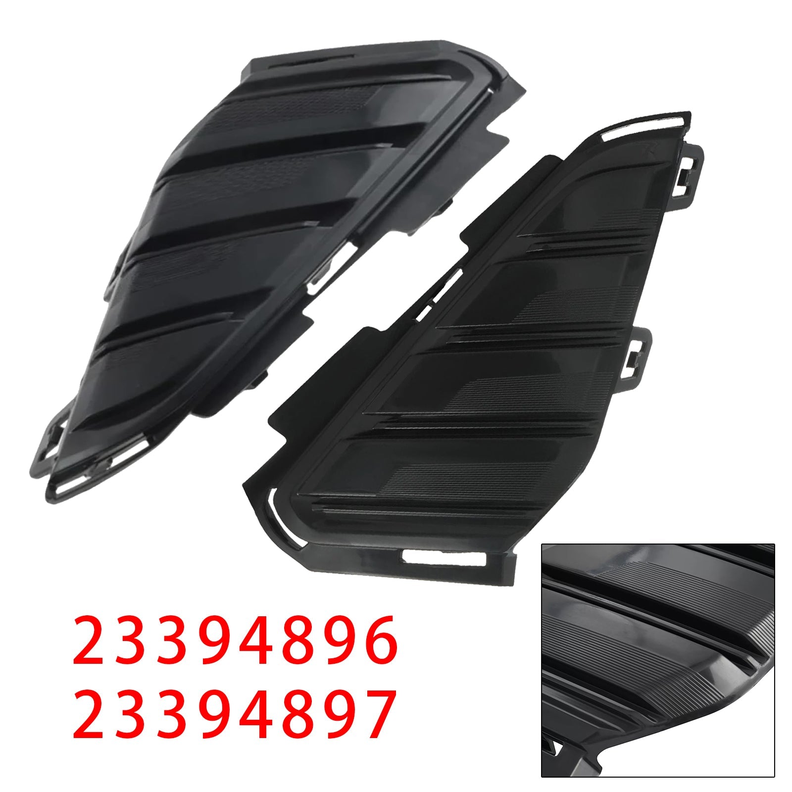 Paire de caches antibrouillard pour GMC Terrain 2018-2021 23394897