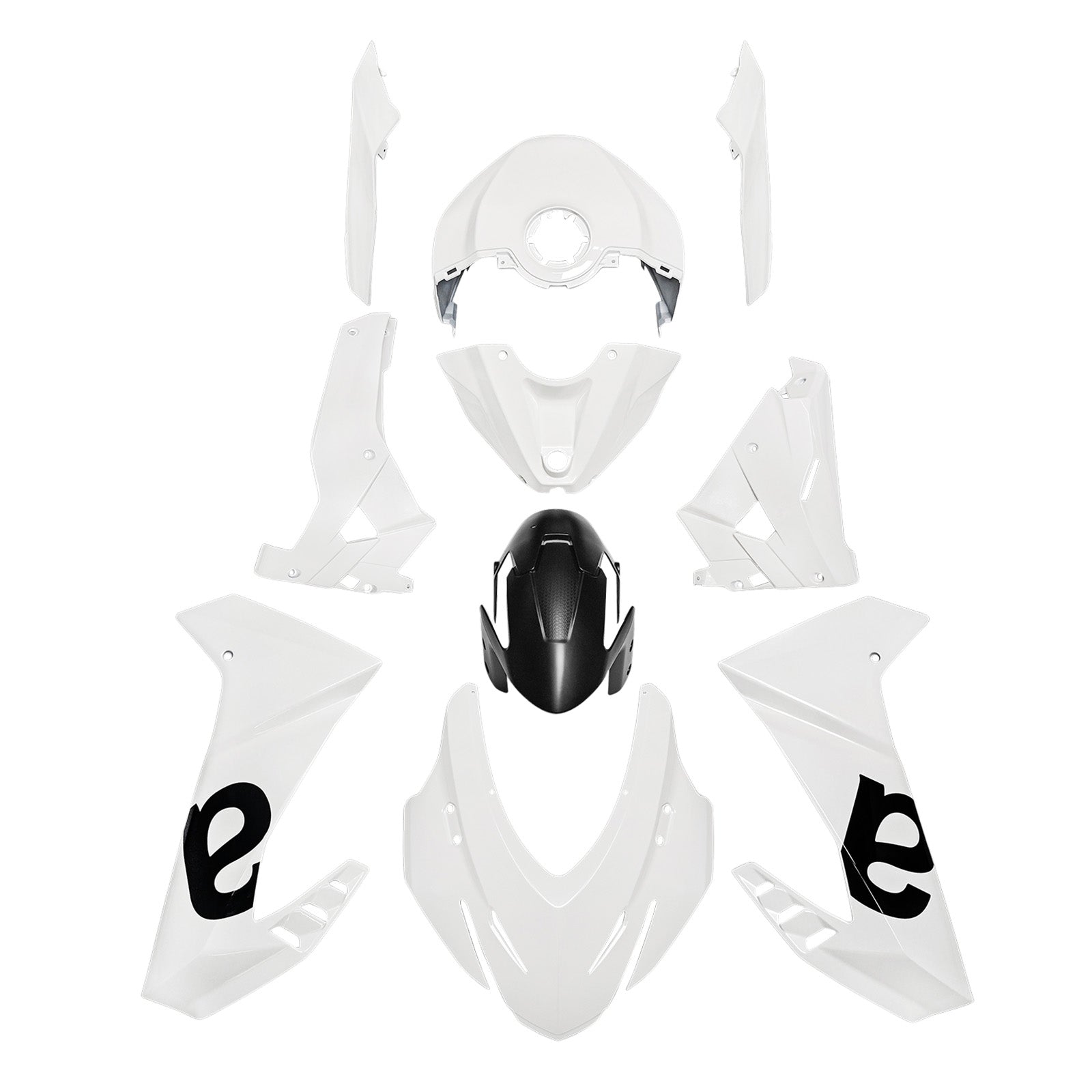 ABS-muovinen korisarja, joka on injektoitu Aprilia RS457 2024-2025 03#