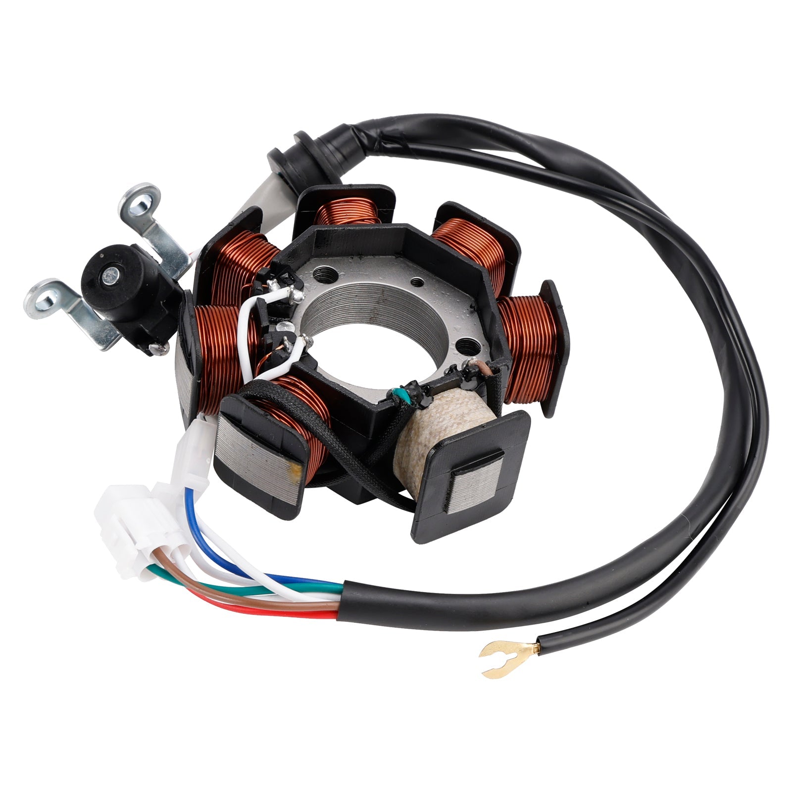 Stator Generator na 7 5VL-H5510-00 tuljave za Yamaha YBR125, YBR125E, YBR125EGS in YBR125G (Leta 2004/2006/2010/2010/2013-2024)