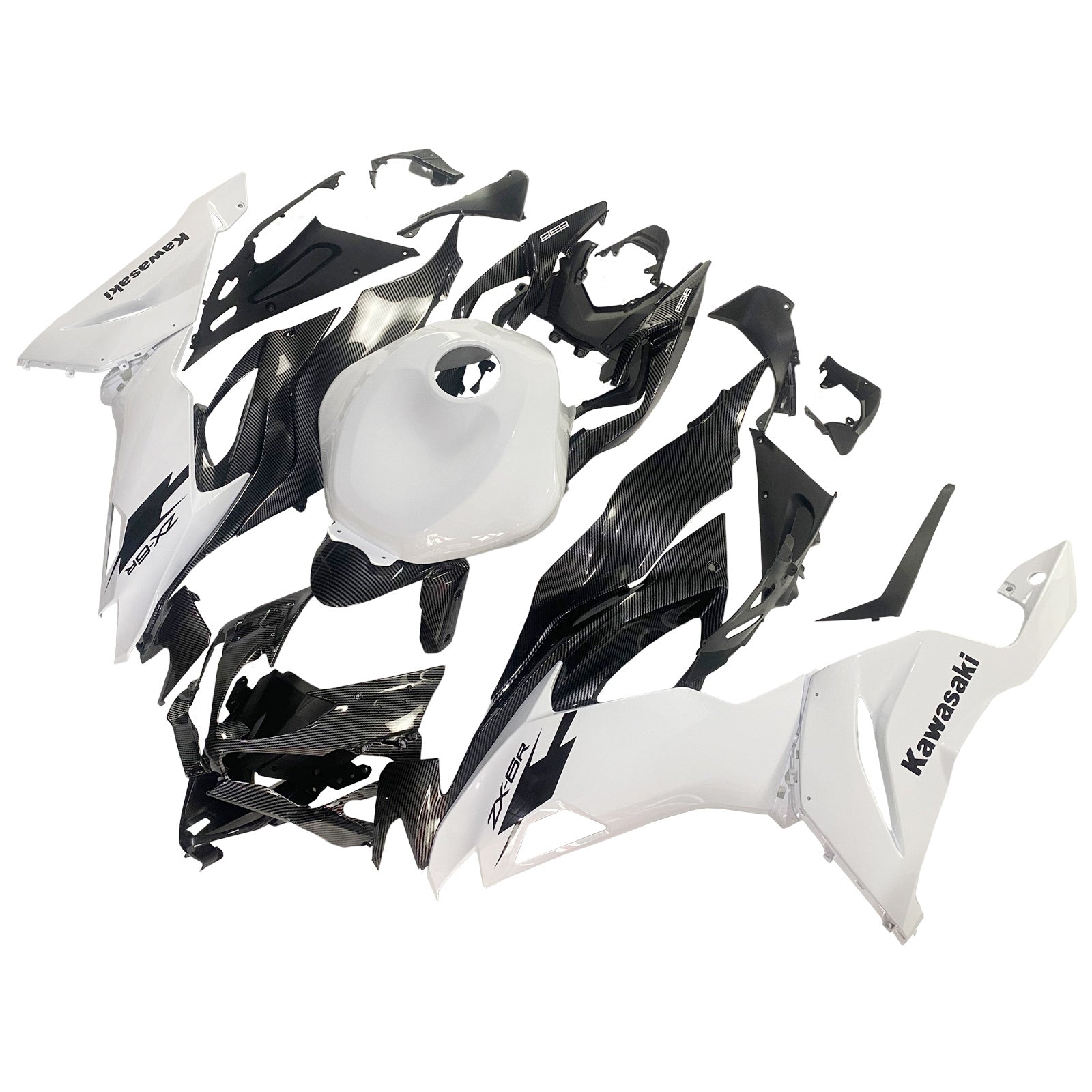 ABS plastični komplet za Kawasaki ZX6R 2019-2023