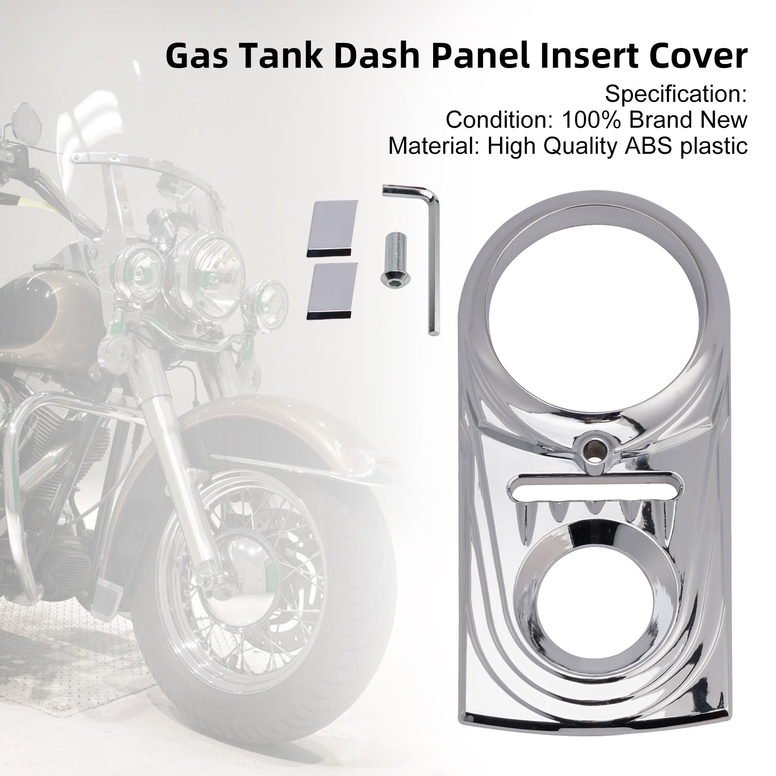 Cache de tableau de bord pour réservoir d'essence de Softail FLSTC FXST Street Glide