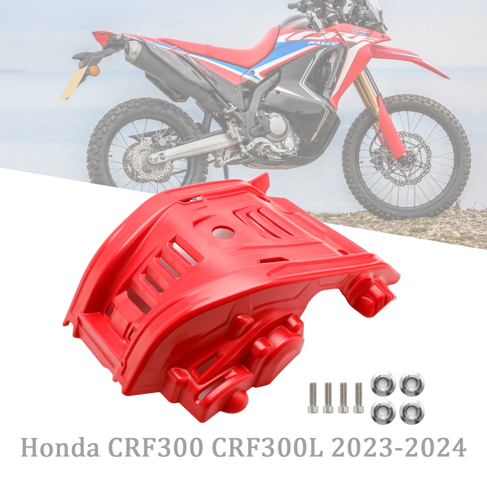 Hullu muovimoottorin suojauslevy Honda CRF300 CRF300L 2023-2024