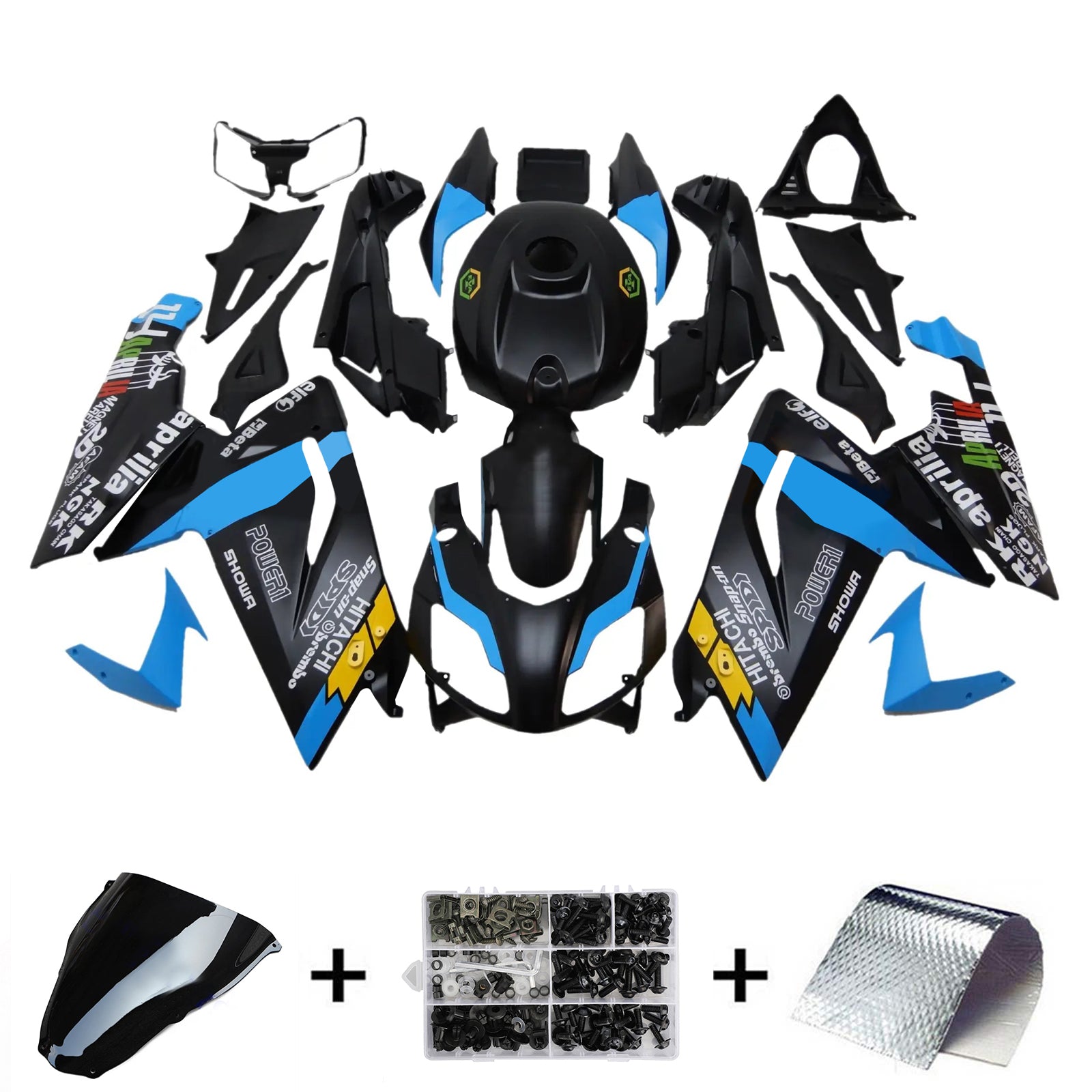 Amotopart Aprilia RS125 2006-2011 ABS kunststof carrosseriekuipset