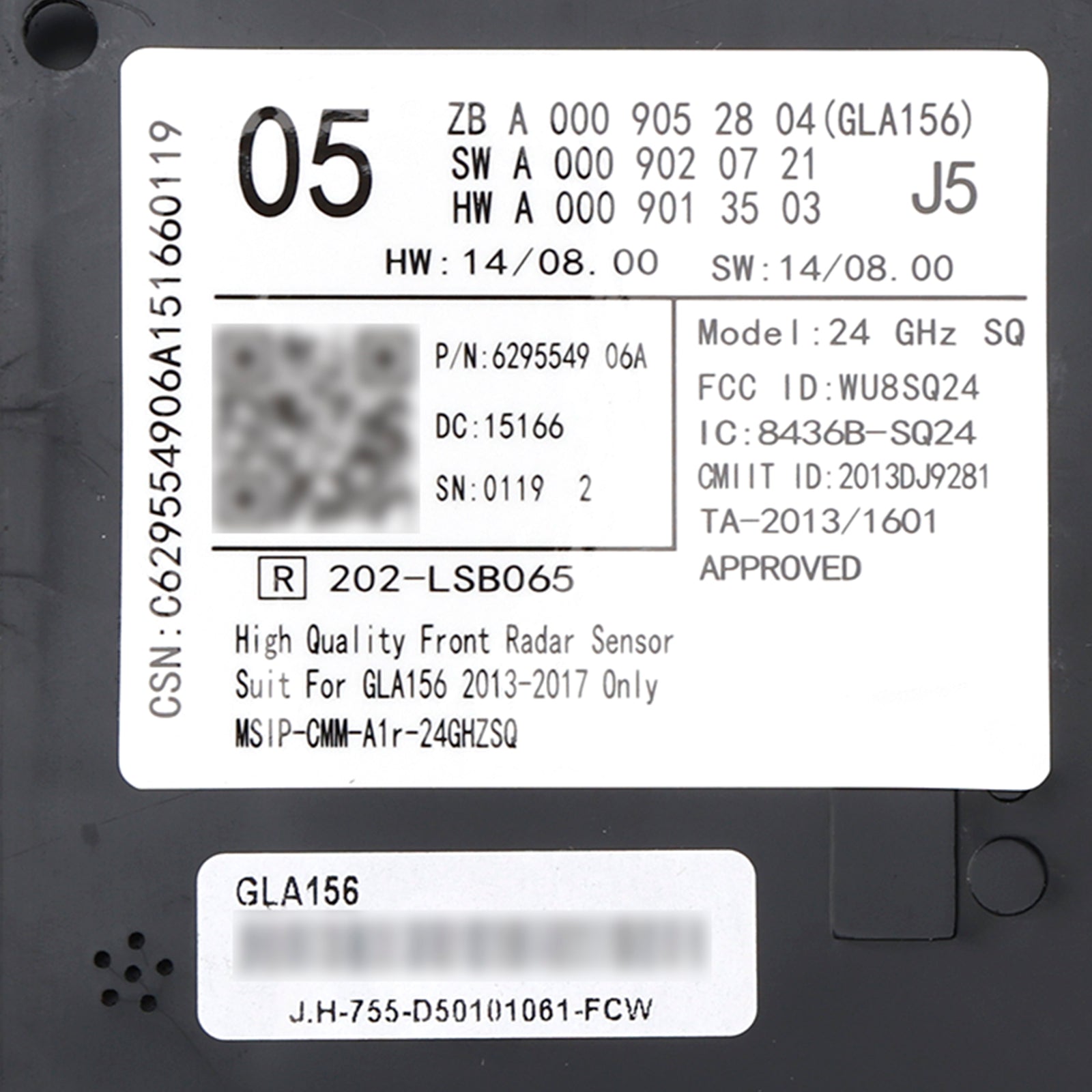 Mercedes Class CLA156 2013-2017 Mercedes Class Classer Class, A0009052804 Controle Unit A0009020721 A0009013503