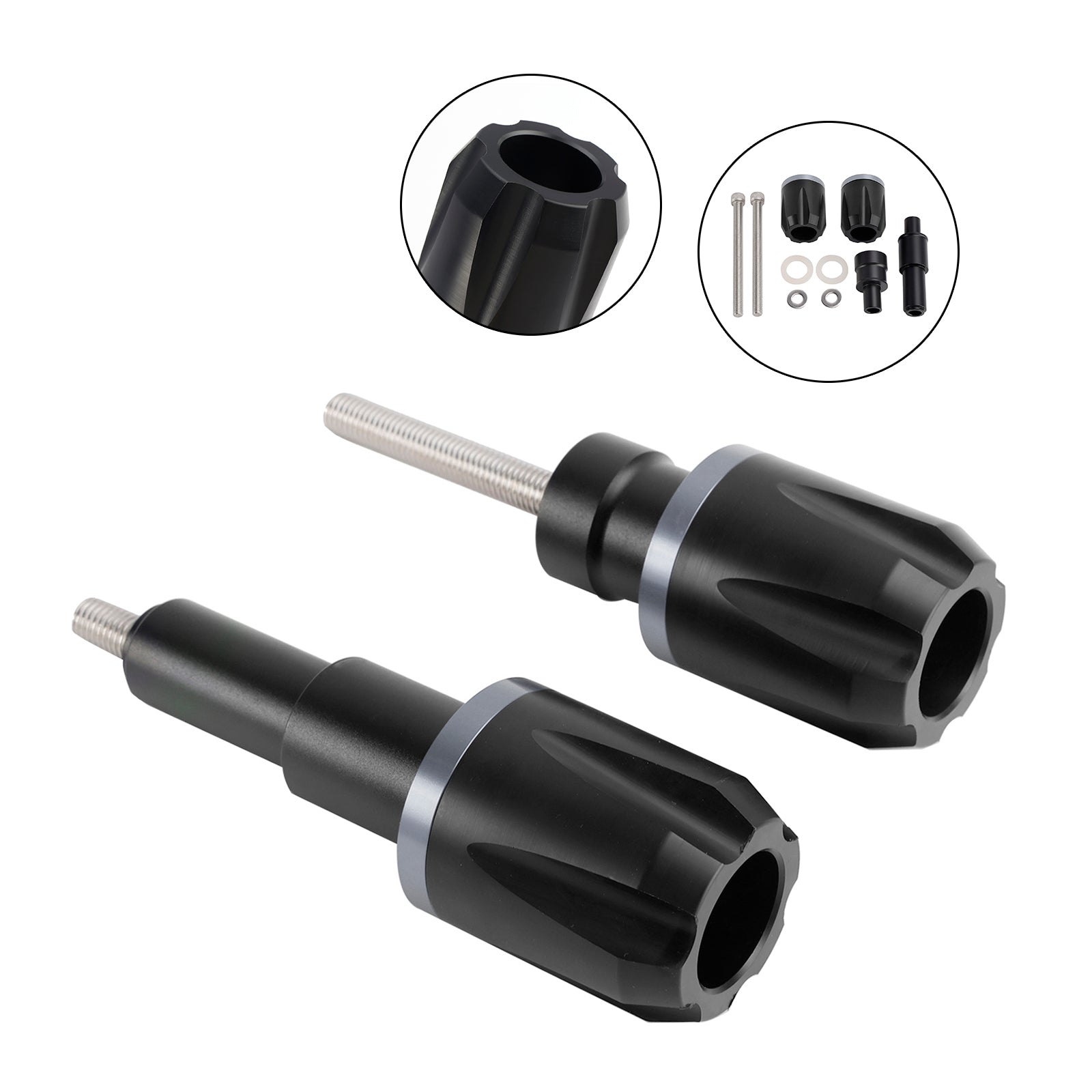 CNC Ochrona ram przeciwbólowych dla BMW F900R, F750GS i F850GS (2019-2023) -Blue i czarny