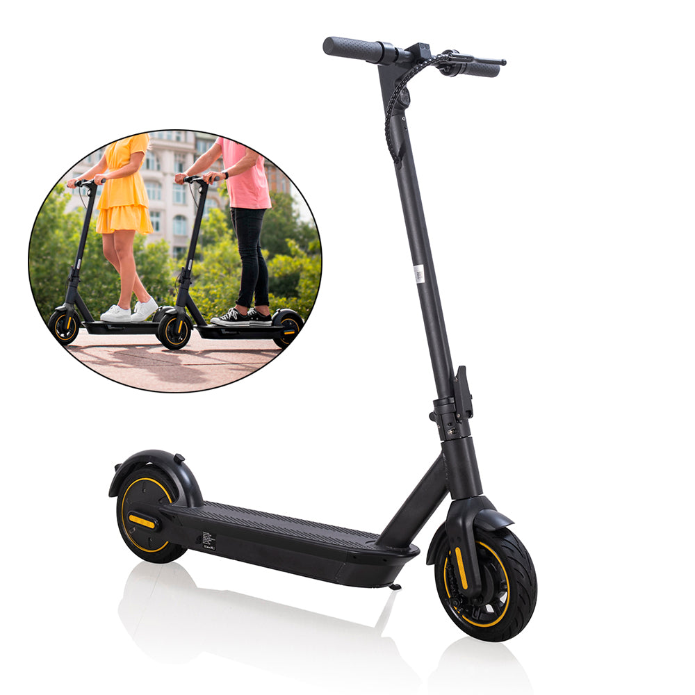 SCOOTER ÉLECTRIQUE 350W PLIANT E-SCOOTER 50KM GAMME 10" Pneu solide 15AH Avec APP