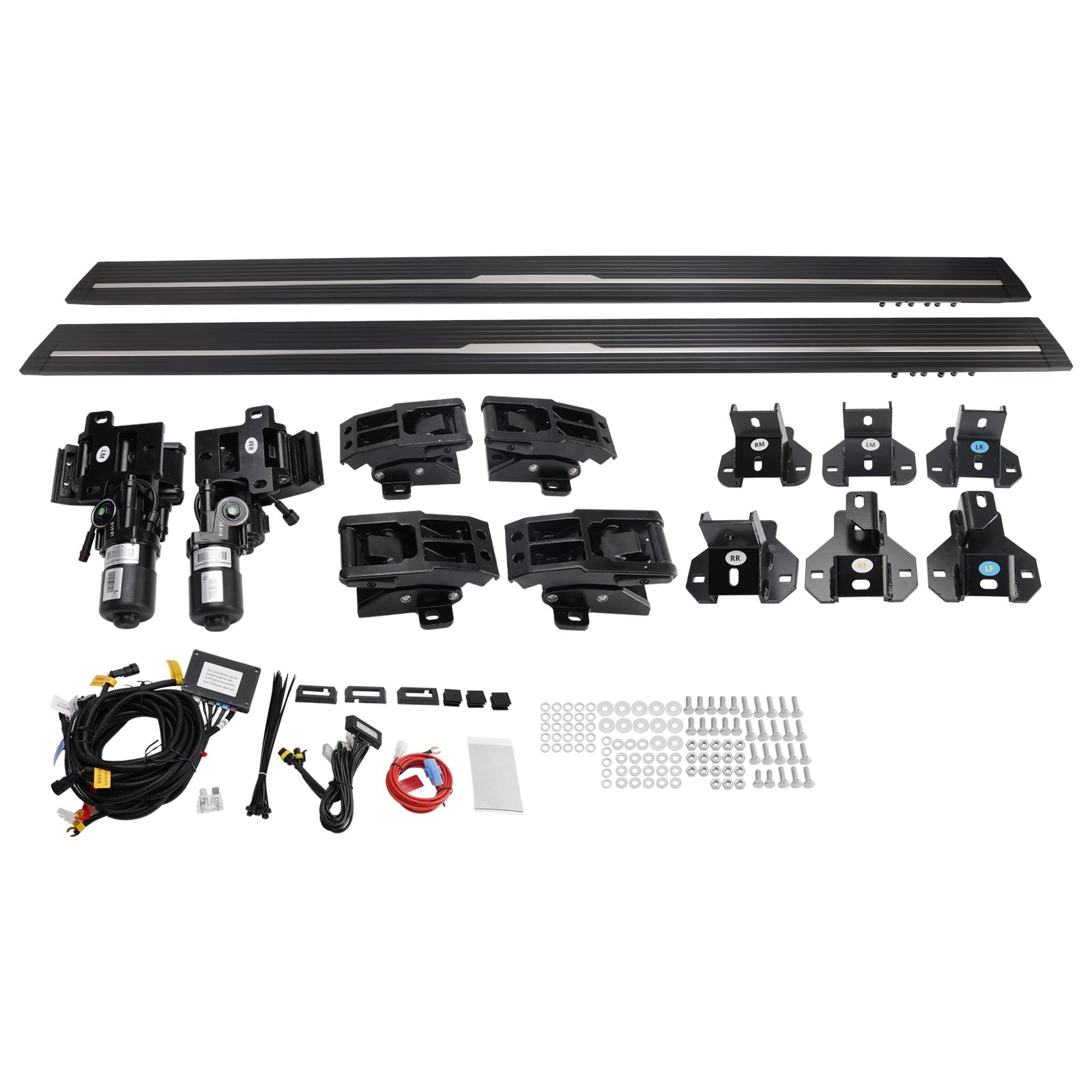 Marchepieds électriques pour Ford Ranger T7/T8 2021 avec feux de marche à DEL
