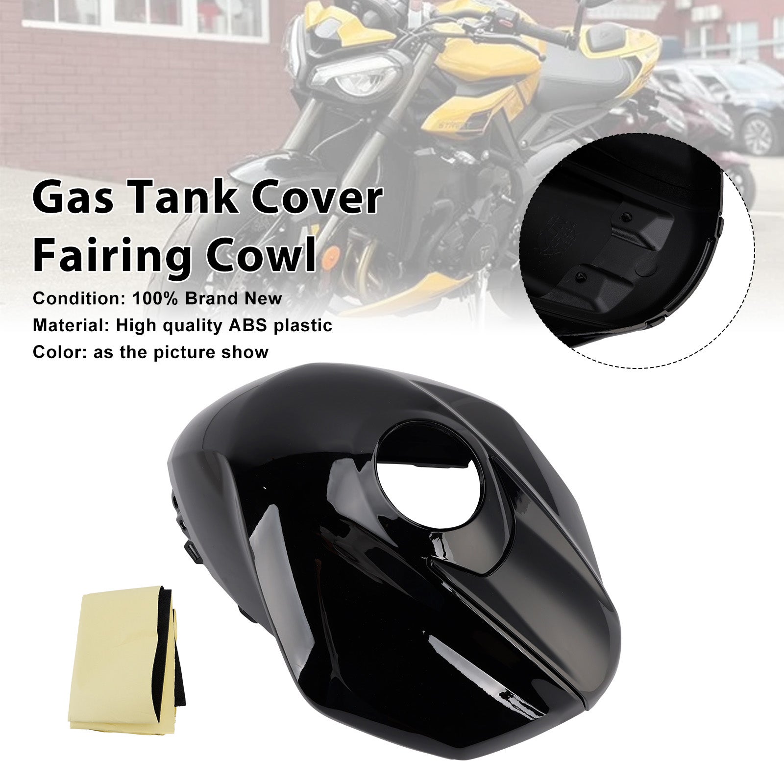 Cache de réservoir d'essence et garniture de carénage pour Street Triple 765 R/RS 2023-2025