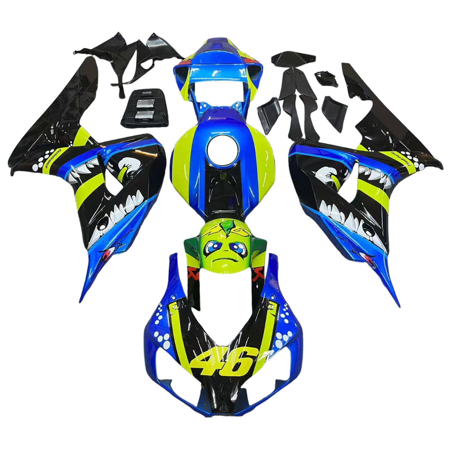 ABS Plastic Kairing Kit voor Honda CBR1000RR 2006-2007