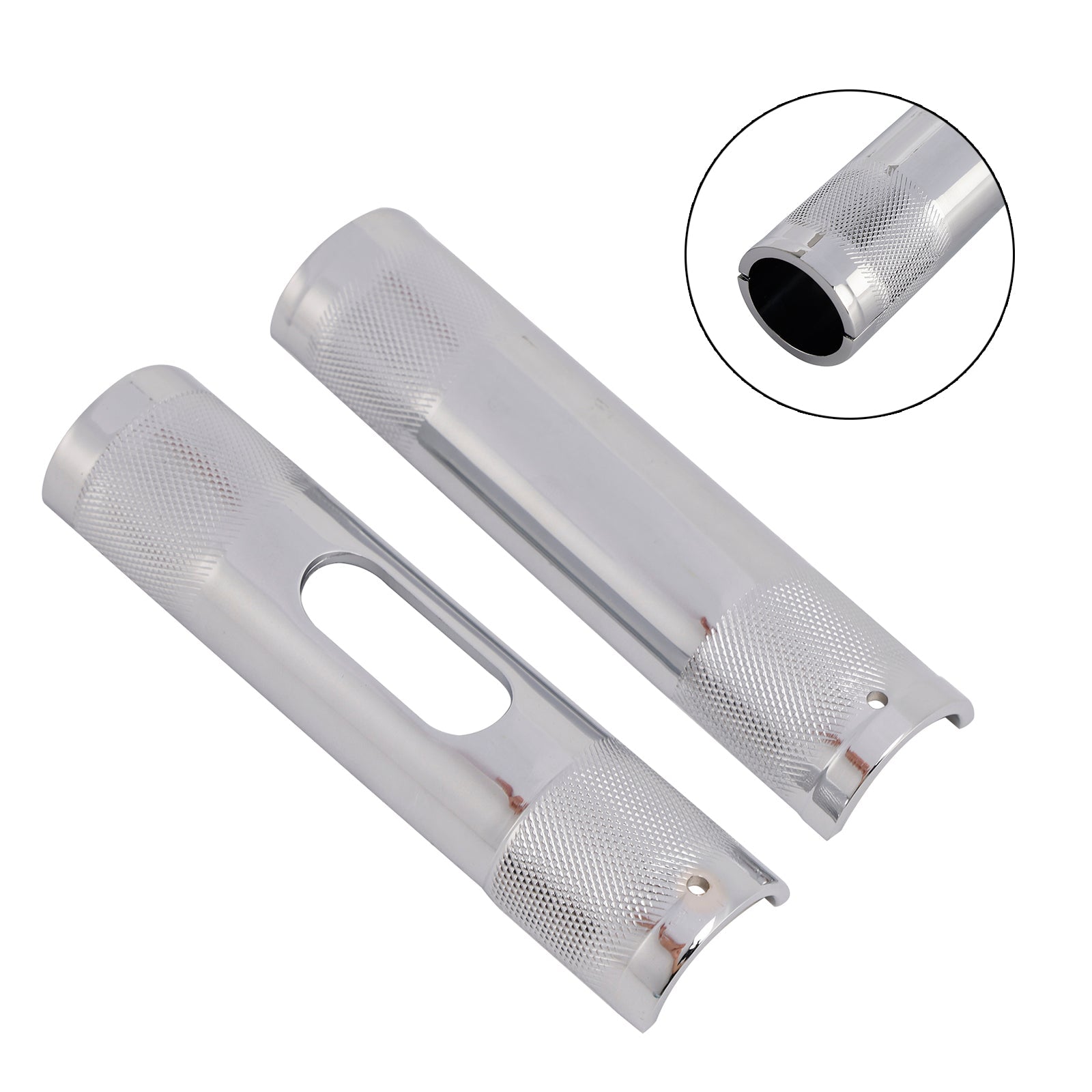 Adaptateur de rehausseur de guidon chromé de 1"" à 1,25"" pour Road Glide et Road King