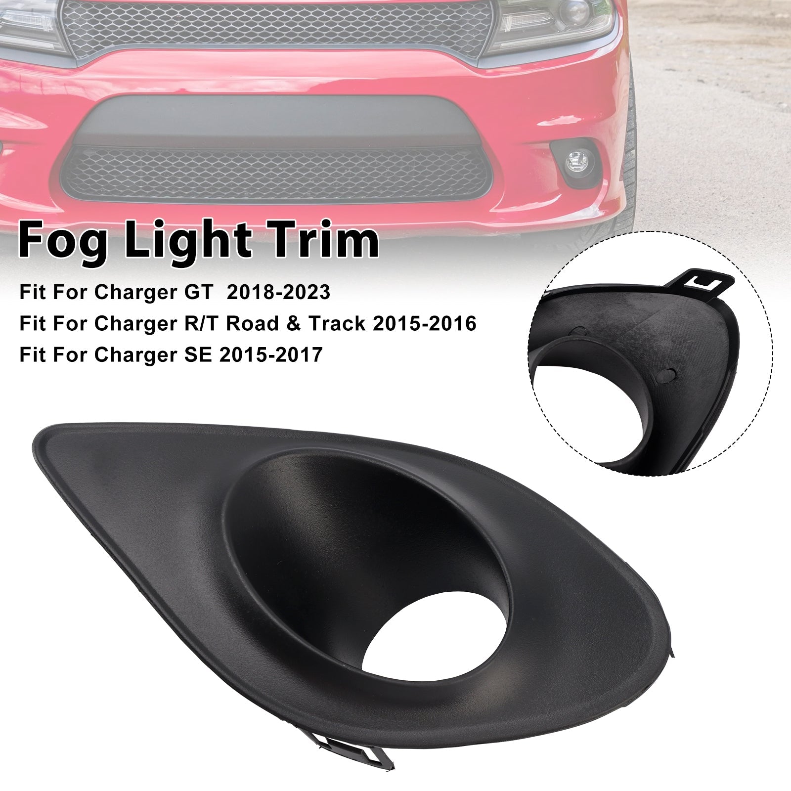 Gafas ardientes del lado izquierdo para Dodge Charge 2015-2022 68280429aa