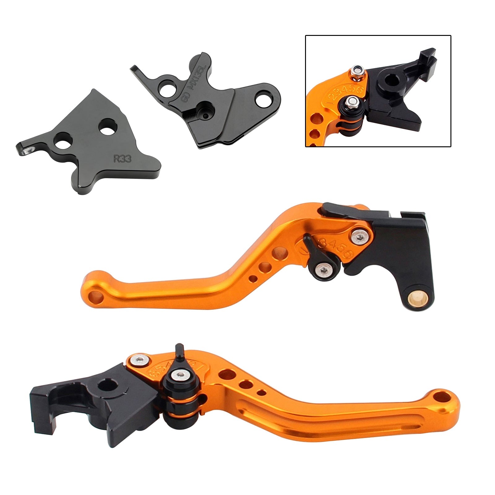 Ročica kratke zavore in sklopke za Yamaha YBR125 2005–2014