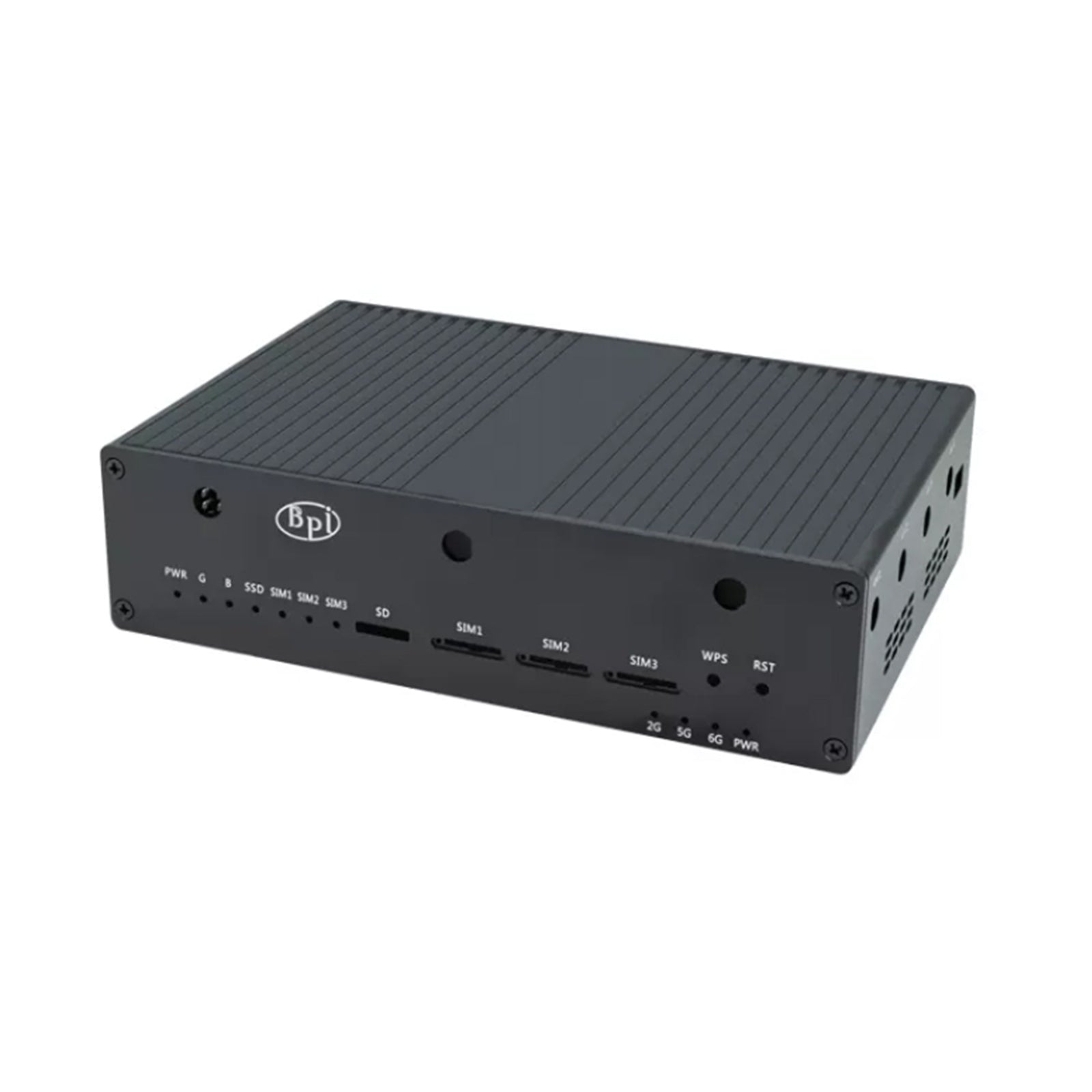 Beschermende schaal in aluminium voor banaan Pi R4 met radiator