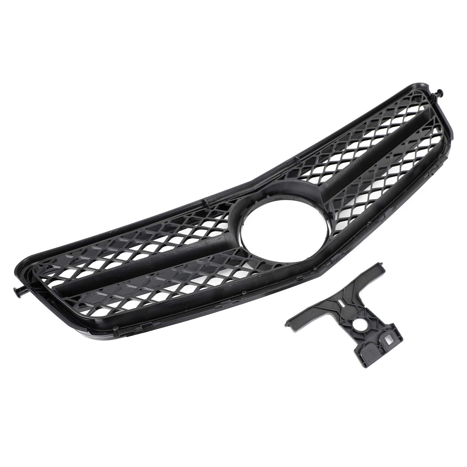 Front Bumper Grille Grill Pour C-Class Benz W204 C300 C350 2008-2014 w/LED