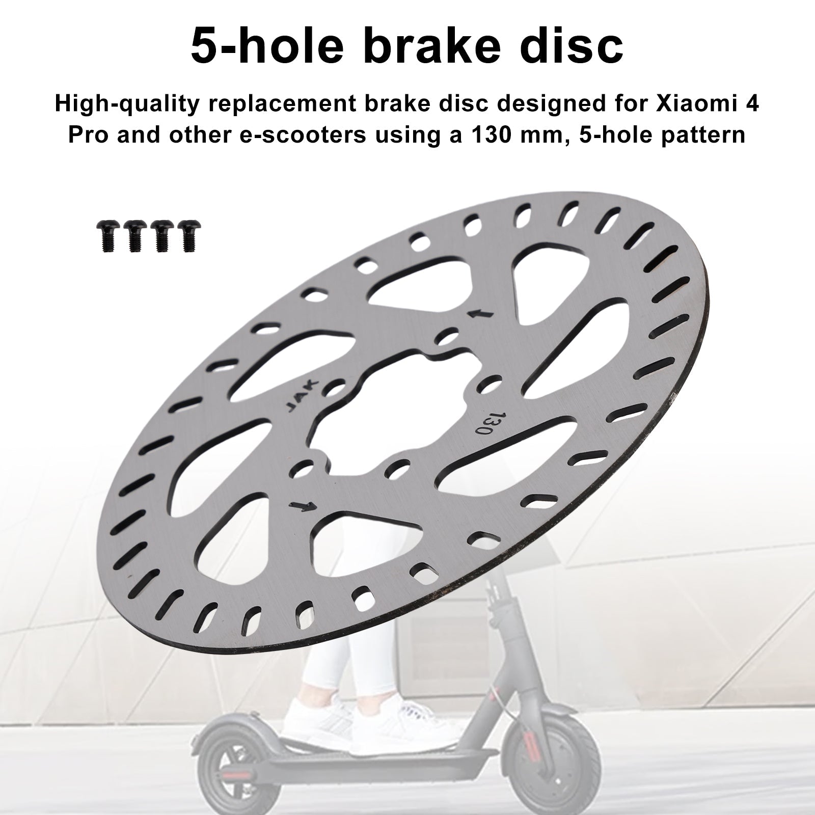 Discos de freno de 130 mm 5 agujeros de reemplazo para Xiaomi MI4 Pro (primera generación)