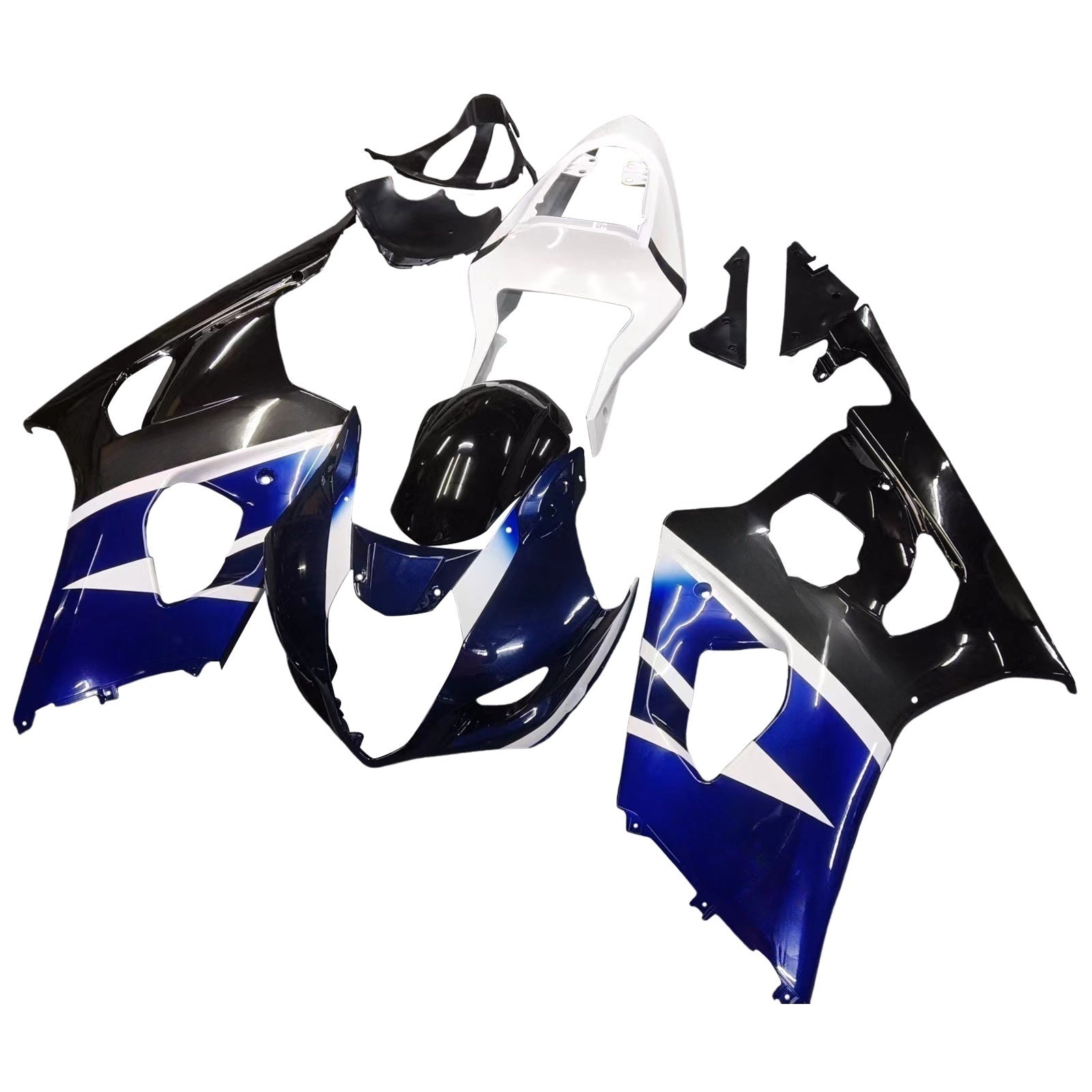 Kit de carénage par injection, carrosserie en plastique ABS, compatible avec Suzuki GSXR1000 2003-2004