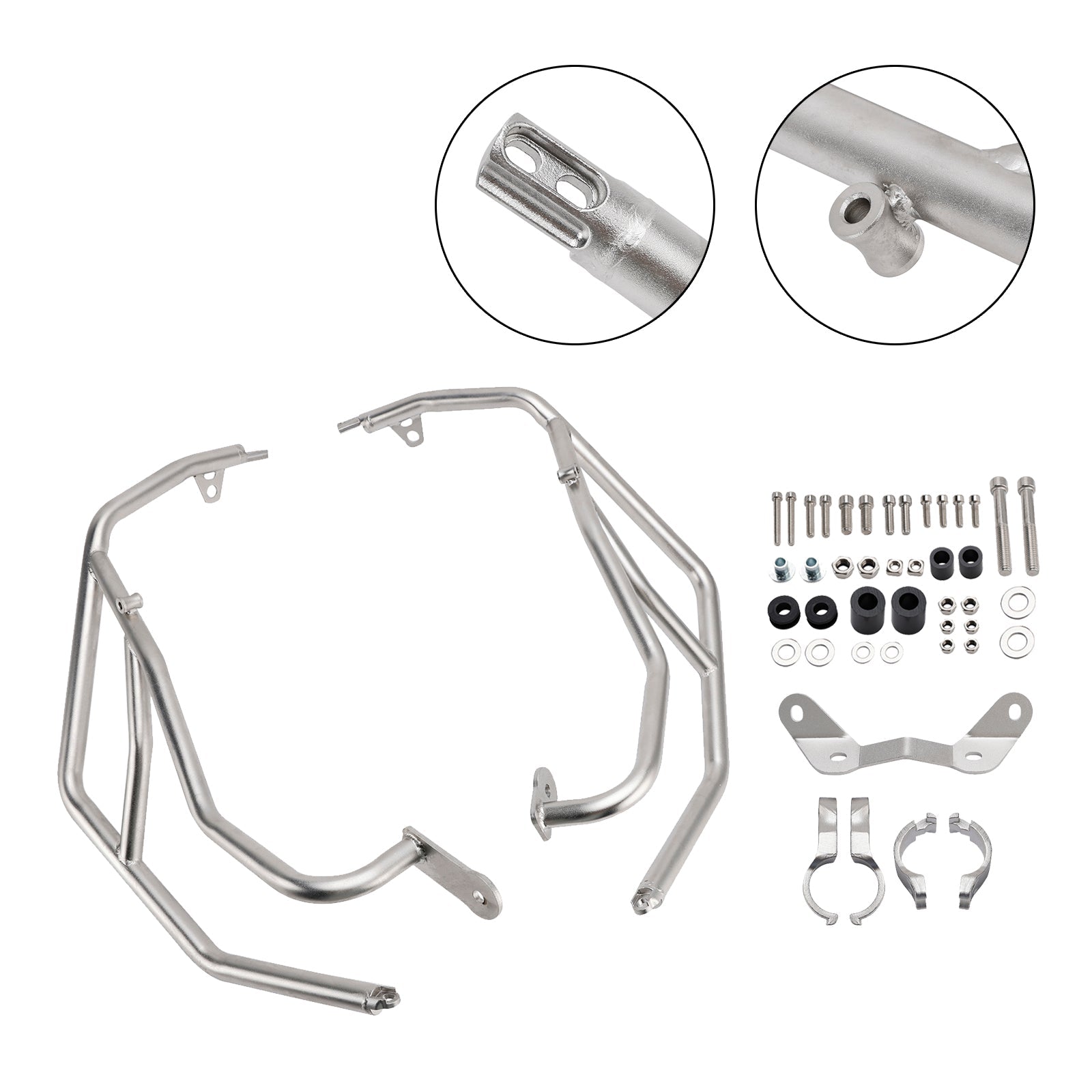 Pare-chocs avant, protection moteur et cadre en acier pour BMW S1000Xr et M1000Xr (2024-2025).