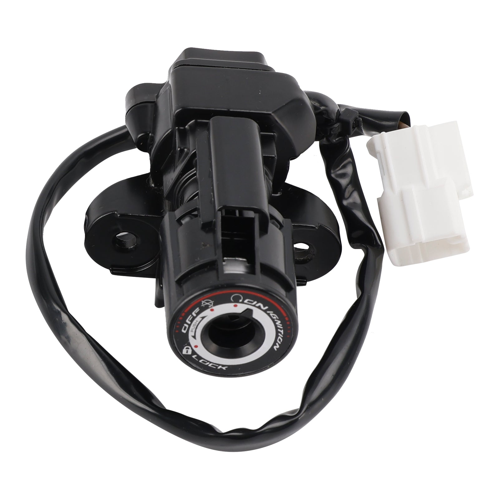 Zestaw kluczy zawierający cylinder zapłonowy, zamek siedzenia, korek wlewu paliwa i kluczyk do Kawasaki Z 500 Ninja 500 2024-2026