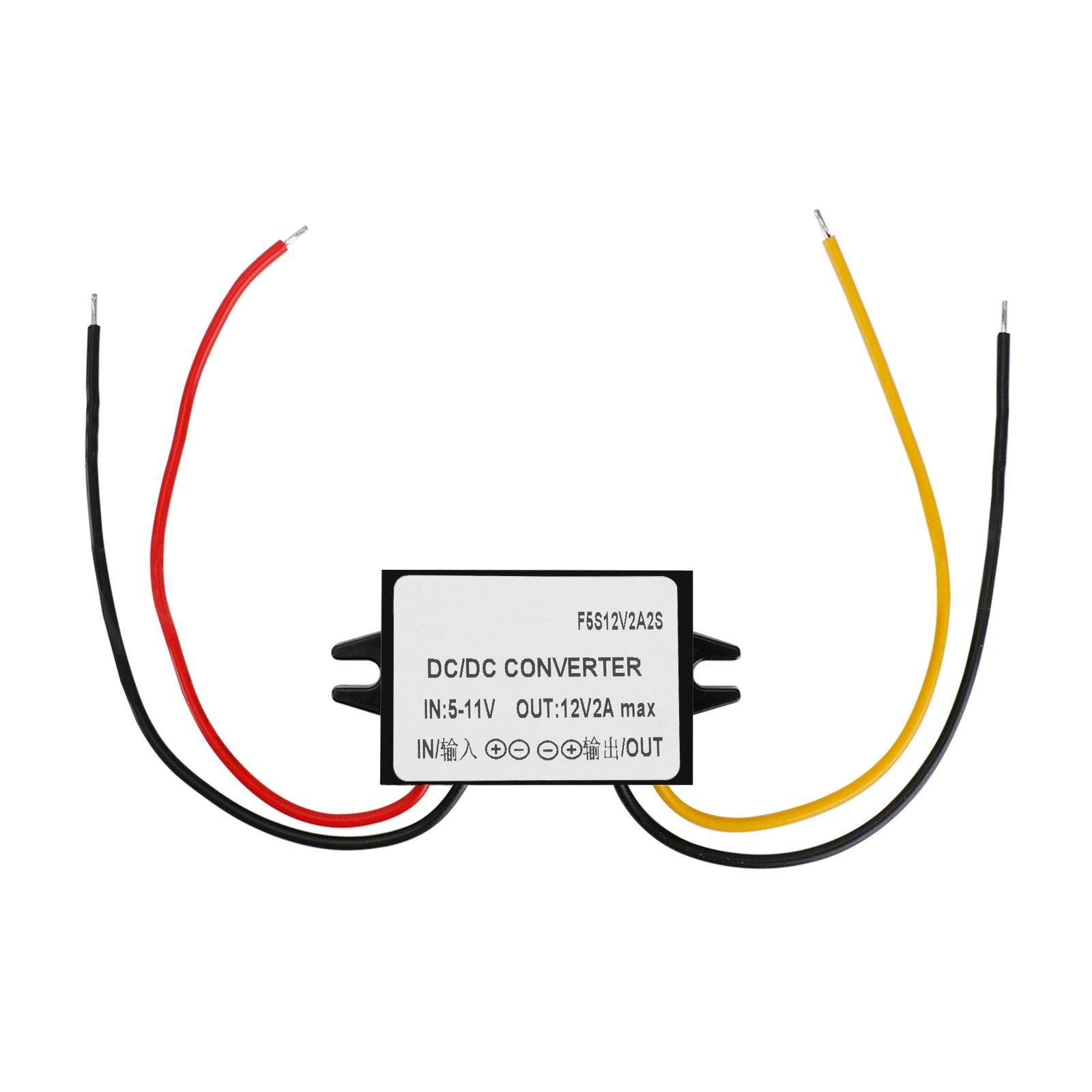 Convertisseur régulateur d'alimentation élévateur de tension CC-CC 6 V-12 V 2 A 24 W, étanche