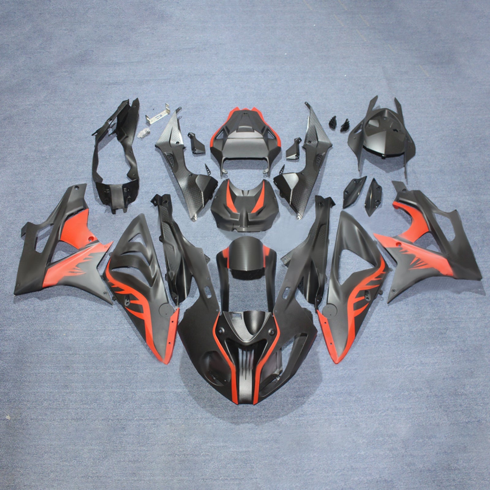 Kit de carénage d'injection pour BMW S1000RR 2009-2014 Carrosserie Plastique ABS