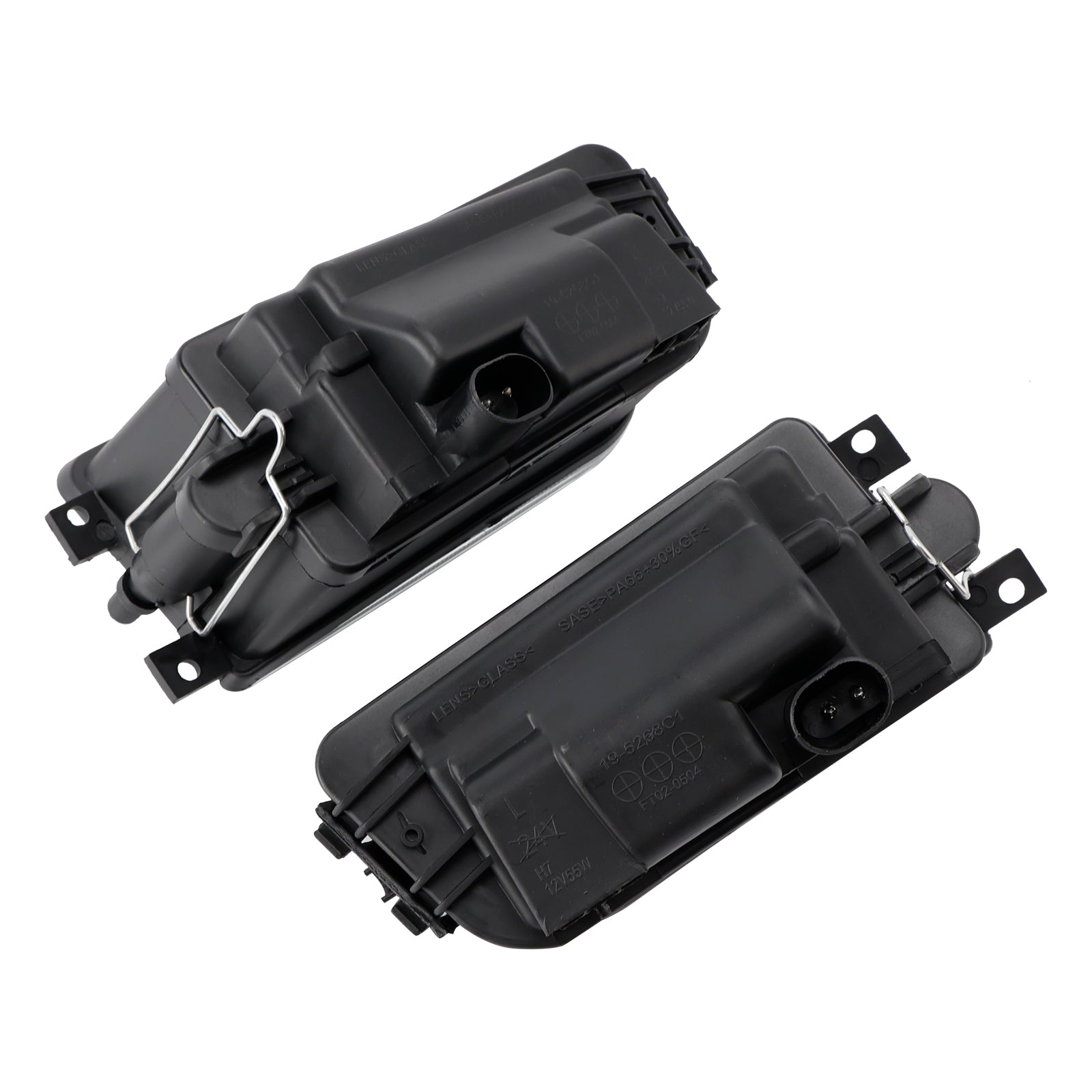 Paire de coques de phares antibrouillard pour pare-chocs avant, pour BMW E39 Série 5 (1995-1998)