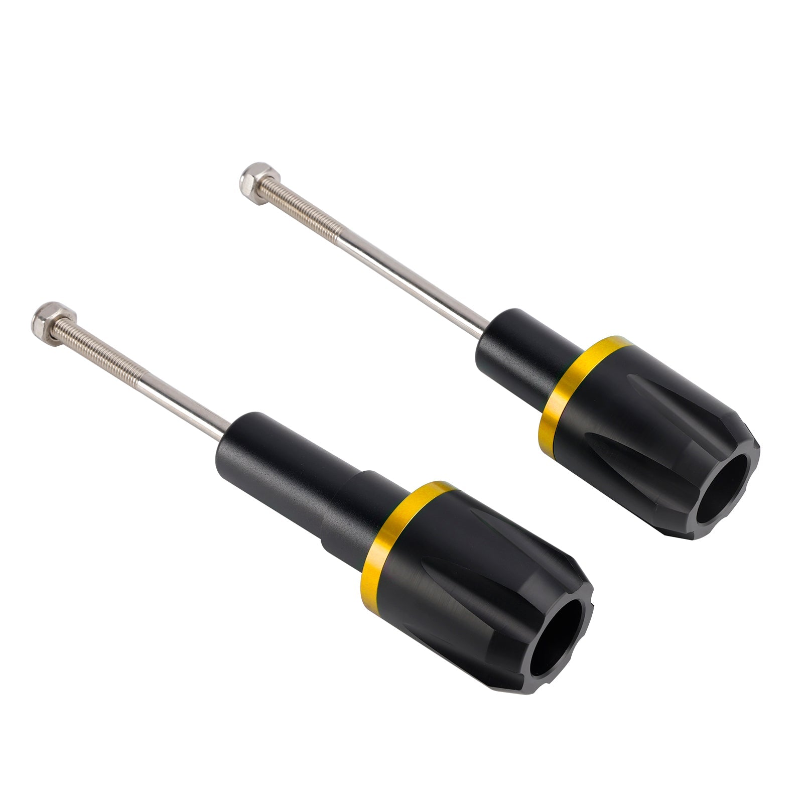 CNC zaščita pred okvirjem proti trku za Kawasaki Ninja 650 2017-2023, zlato in črno