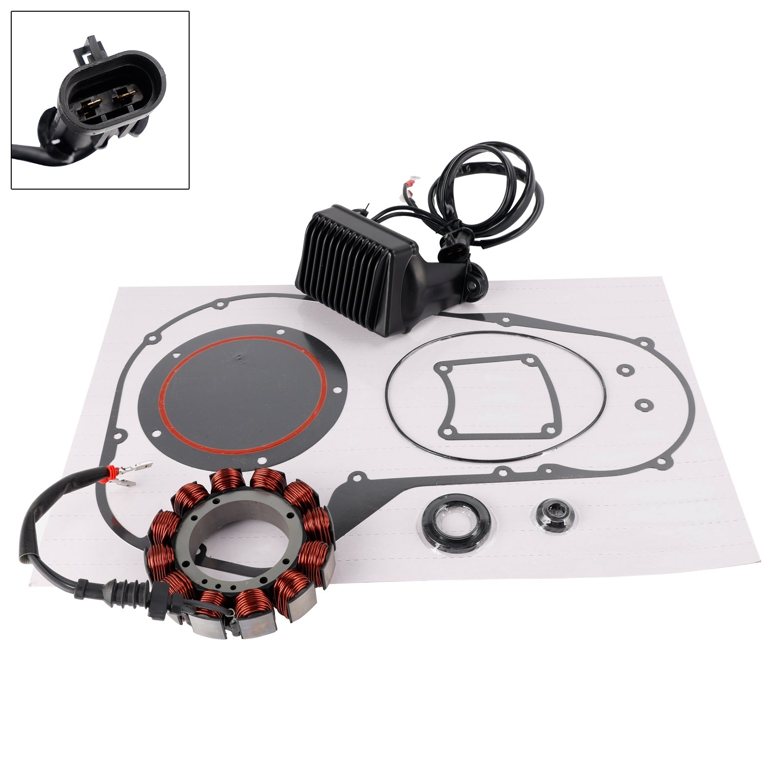 Joint de stator/régulateur primaire pour Honda Touring Electra Glide Classic Ultra EFI Shrine (2002) - Référence : 2998702A 74505-02