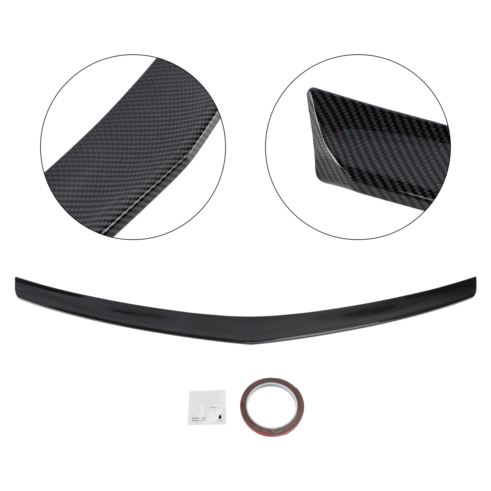 Alerón trasero de maletero con aspecto de fibra de carbono para Mercedes-Benz Clase E W212 2008-2016