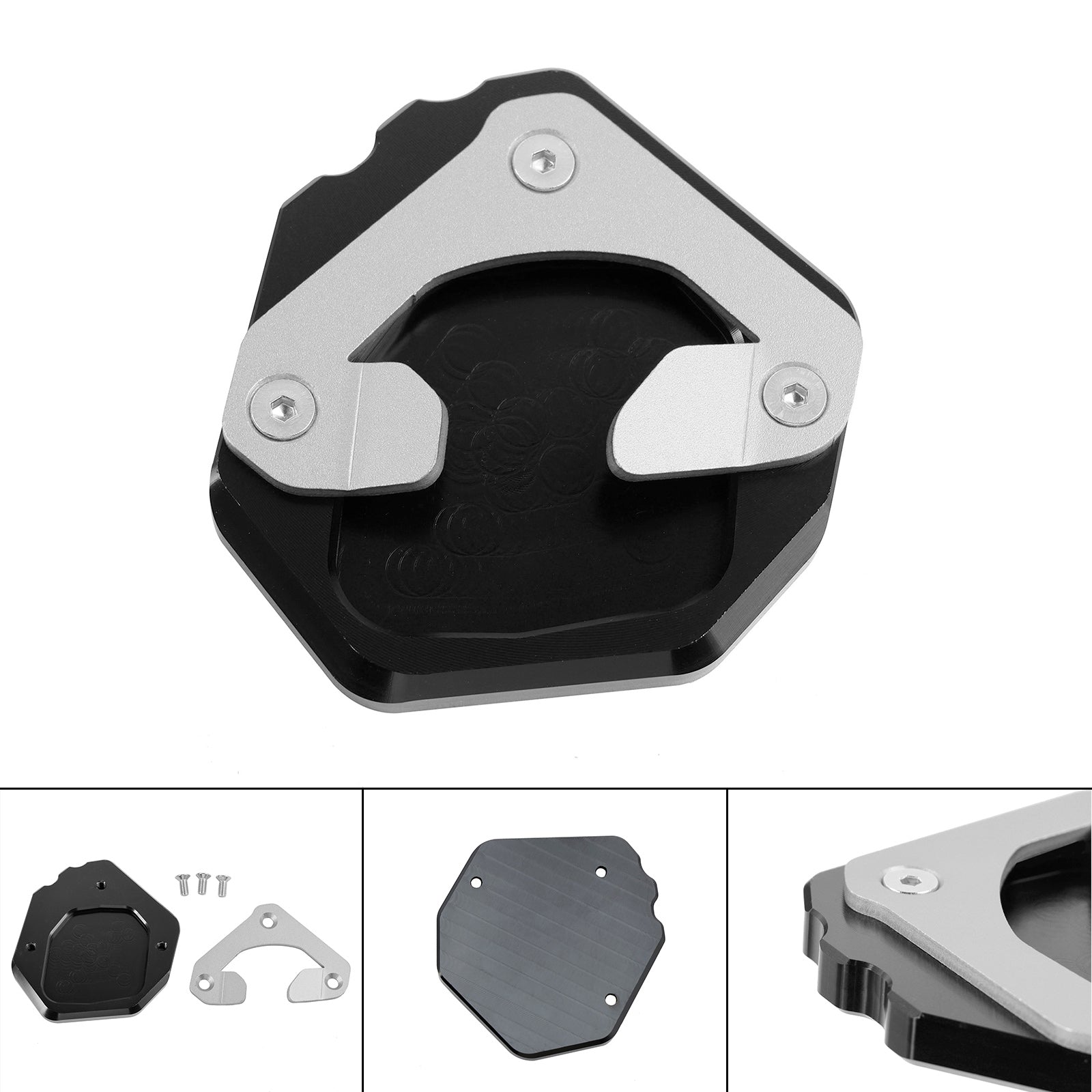 Support de plaque d'agrandissement de béquille Yamaha Tenere 700 2019-2023