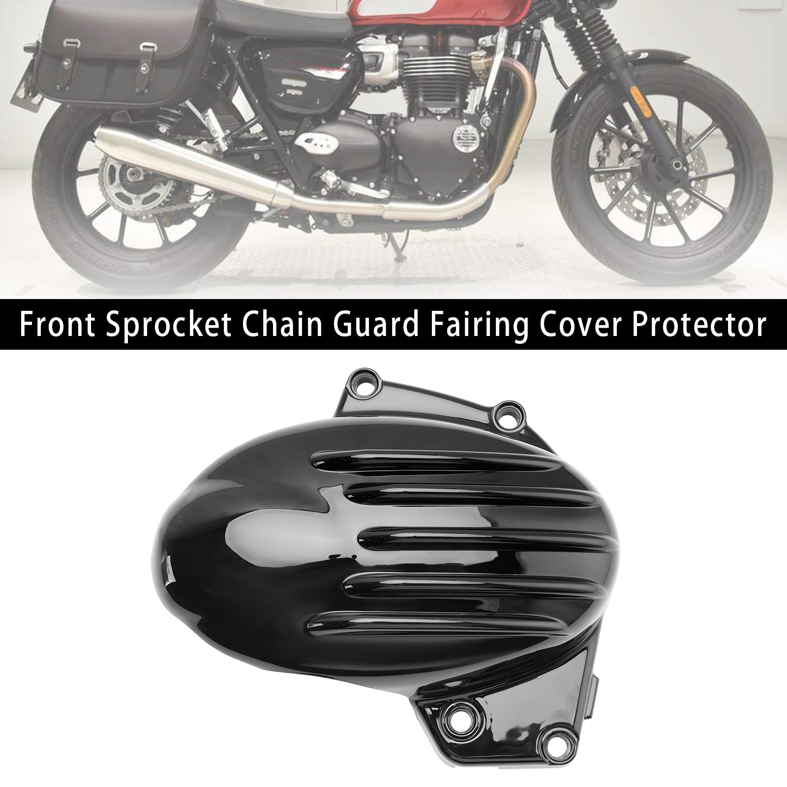 Couvercle de carénage de protection de chaîne de pignon avant Speed Twin 900 2023-2024