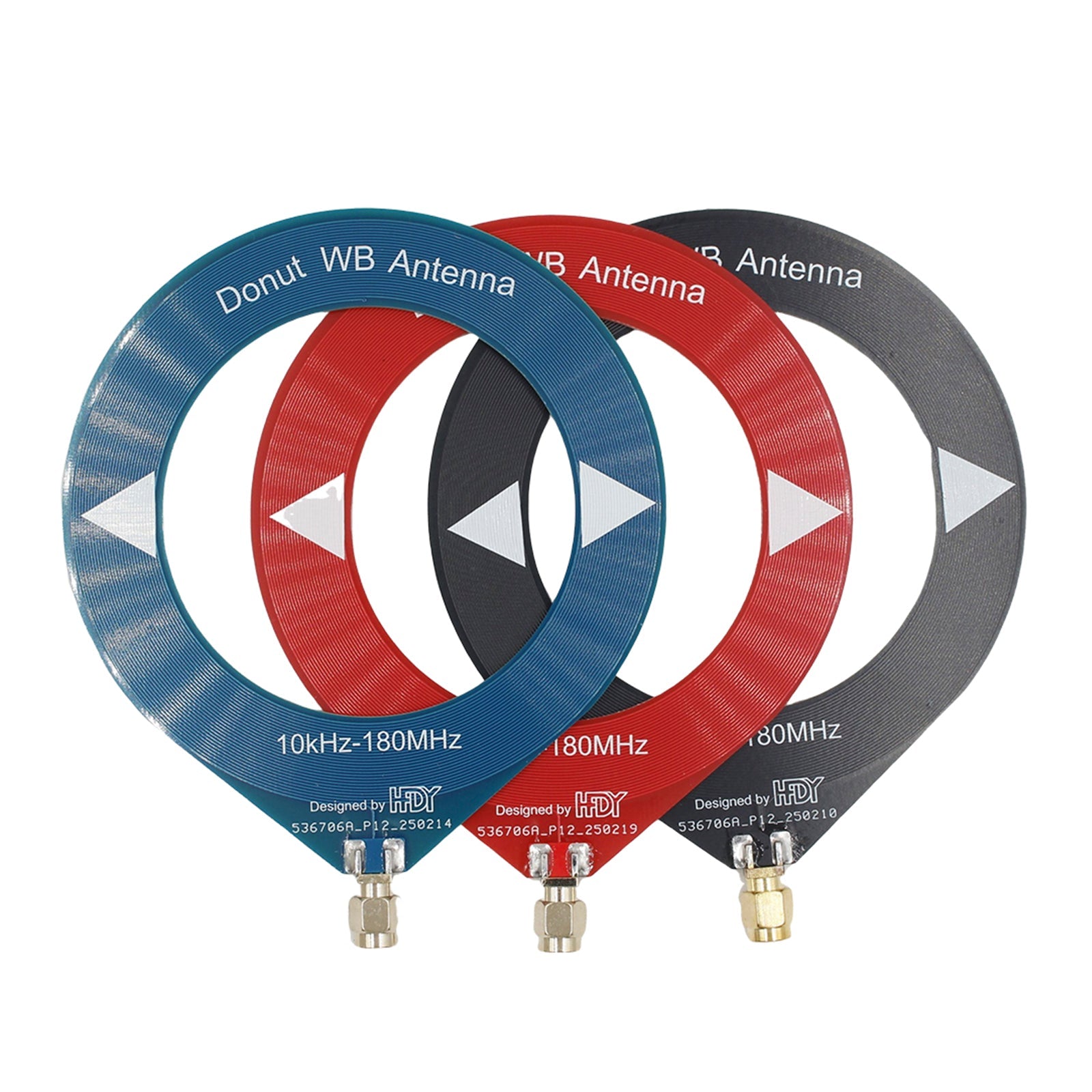 Antenna ad anello a ciambella con copertura a banda completa da 10 kHz-180 MHz per SDR a onde corte/medie