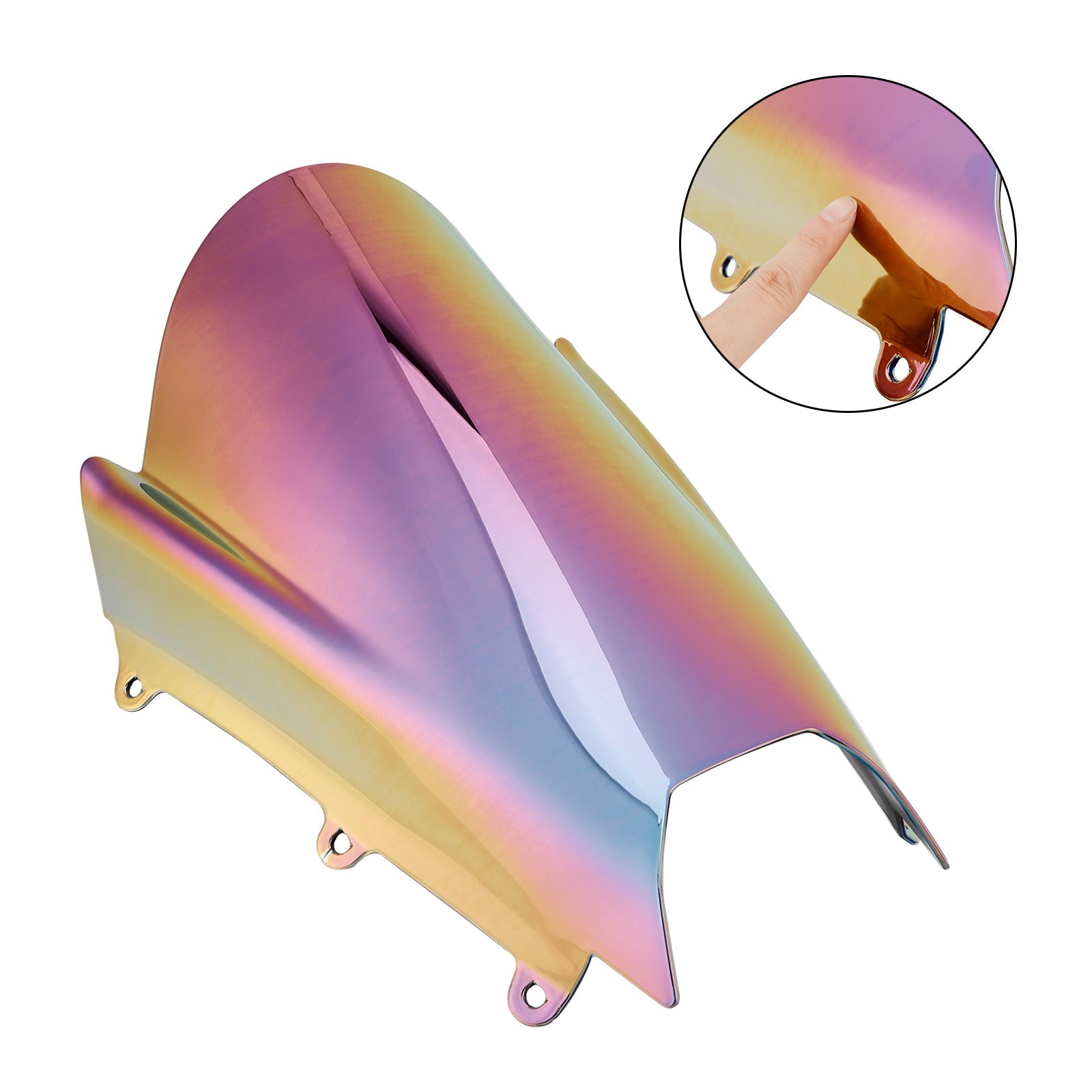 Windscherm compatibel met Suzuki GSX-8R 2024-2025 zwart