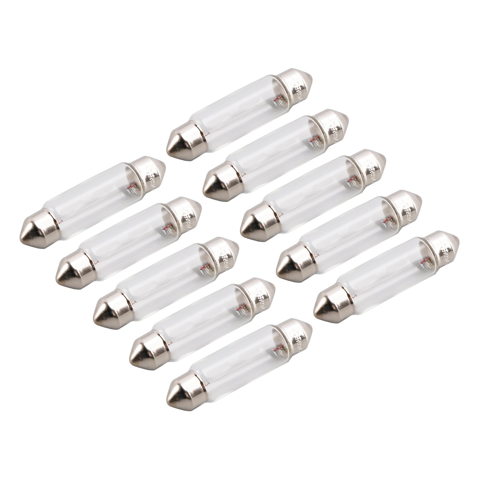 Lot de 10 ampoules tubulaires pour éclairage de voiture C5W SV8.5 6421 24 V 3 W pour OSRAM