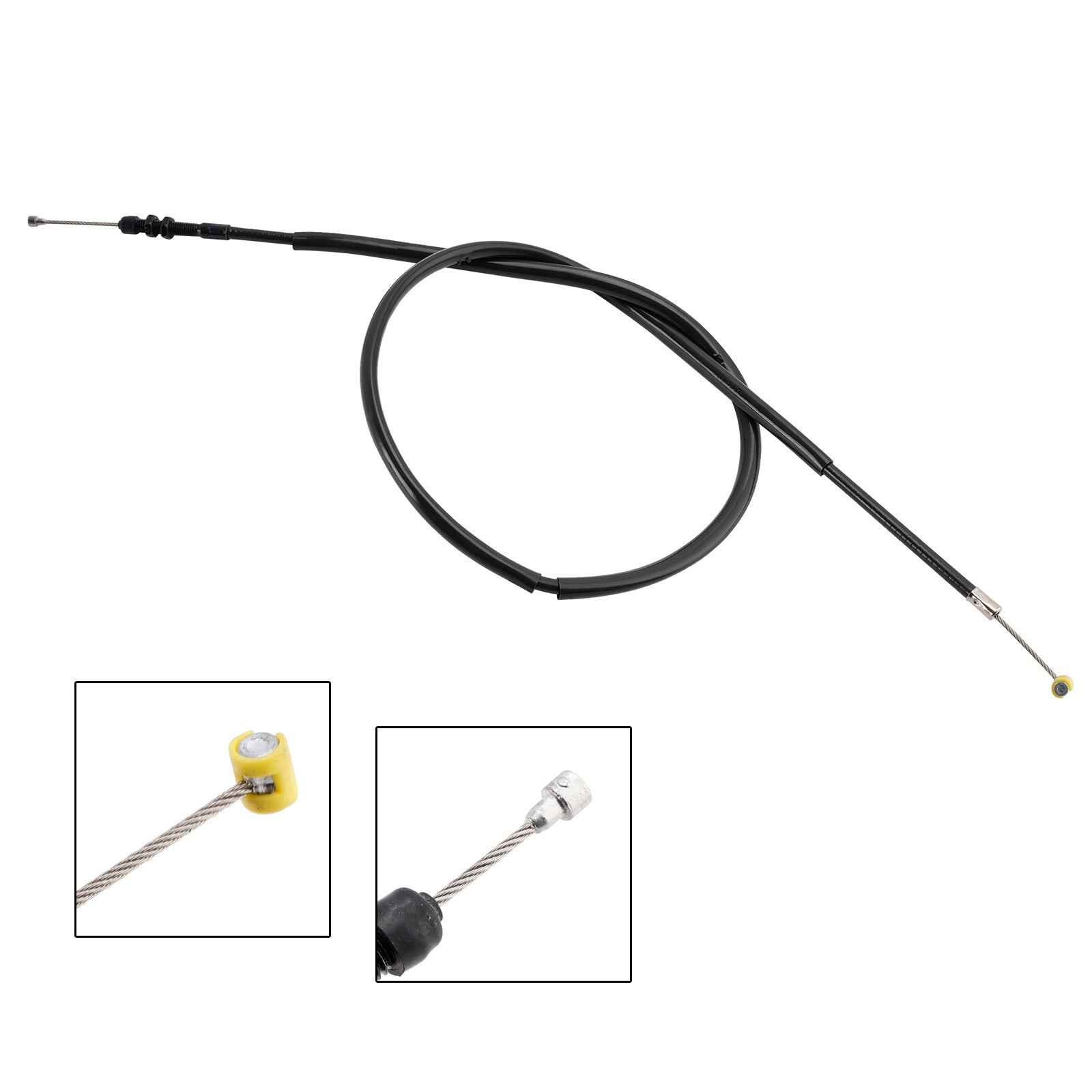 Črni rezervni kabel za Yamaha R6 2017-2024 Motociklistični motocikel