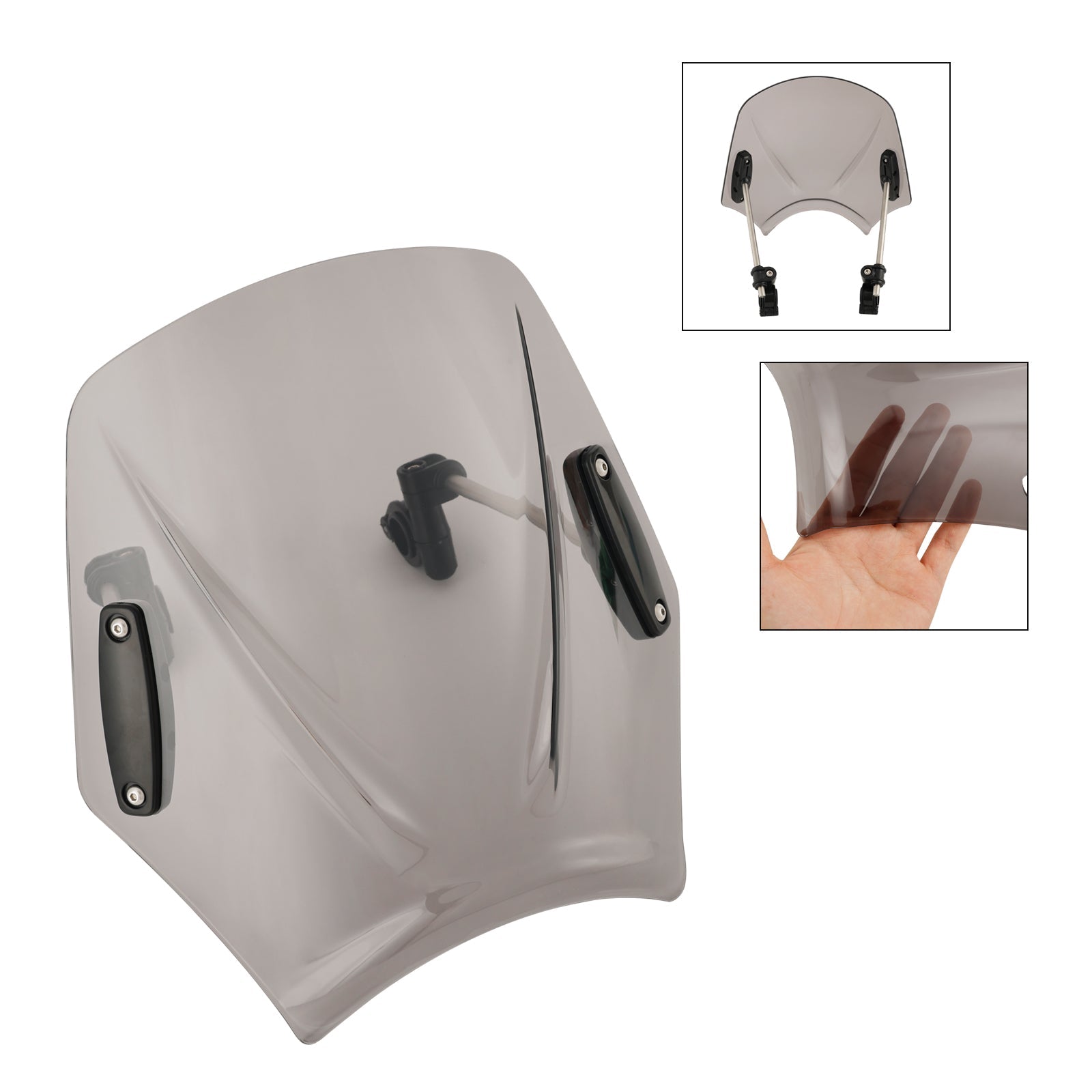 Moto con manubrio 22 mm/7/8 "Vidone del parabrezza universale