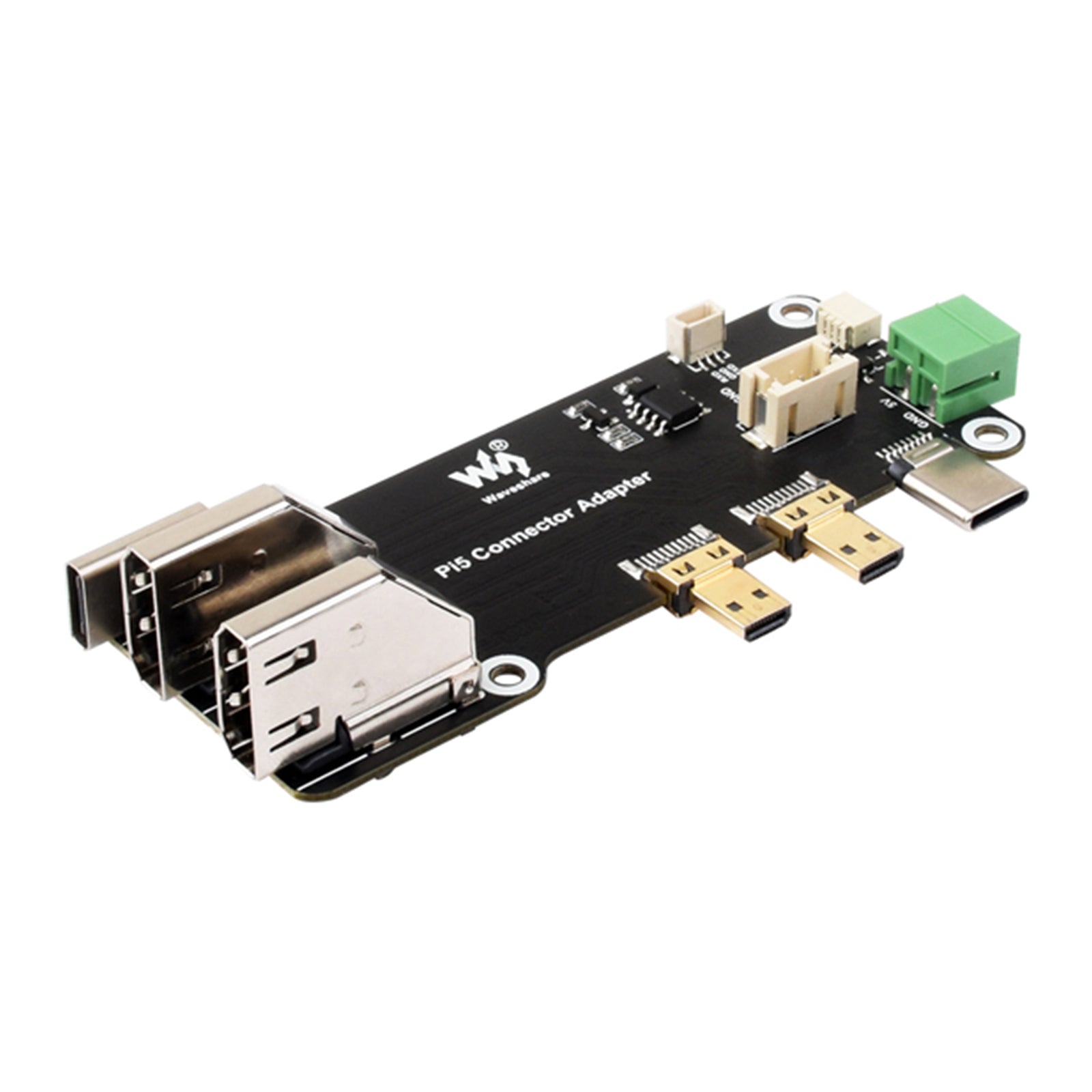 Carte d'extension multifonction Raspberry Pi avec double sortie HDMI 4K et Pi5/Pi4B
