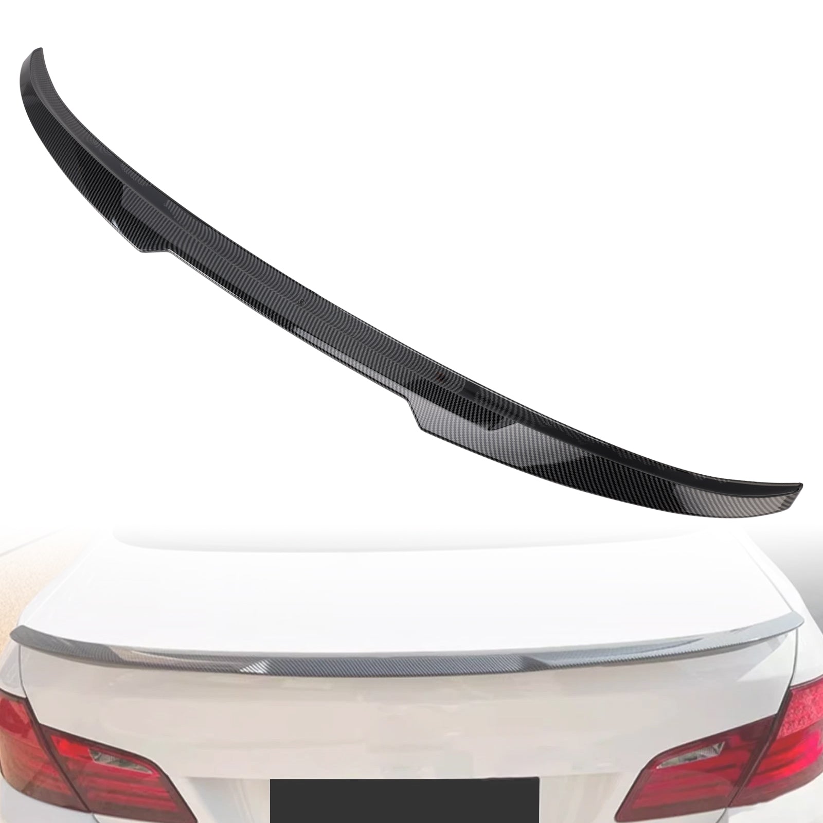 Spoiler per bagagliaio posteriore in fibra di carbonio per BMW Serie 5 F10 M4 2010-2016