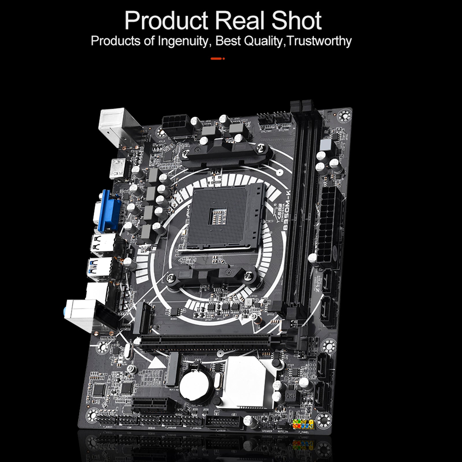 Desktop computerkaart B350M-K DDR4 AM4 CPU WIFI NVME Gigabit Network Card