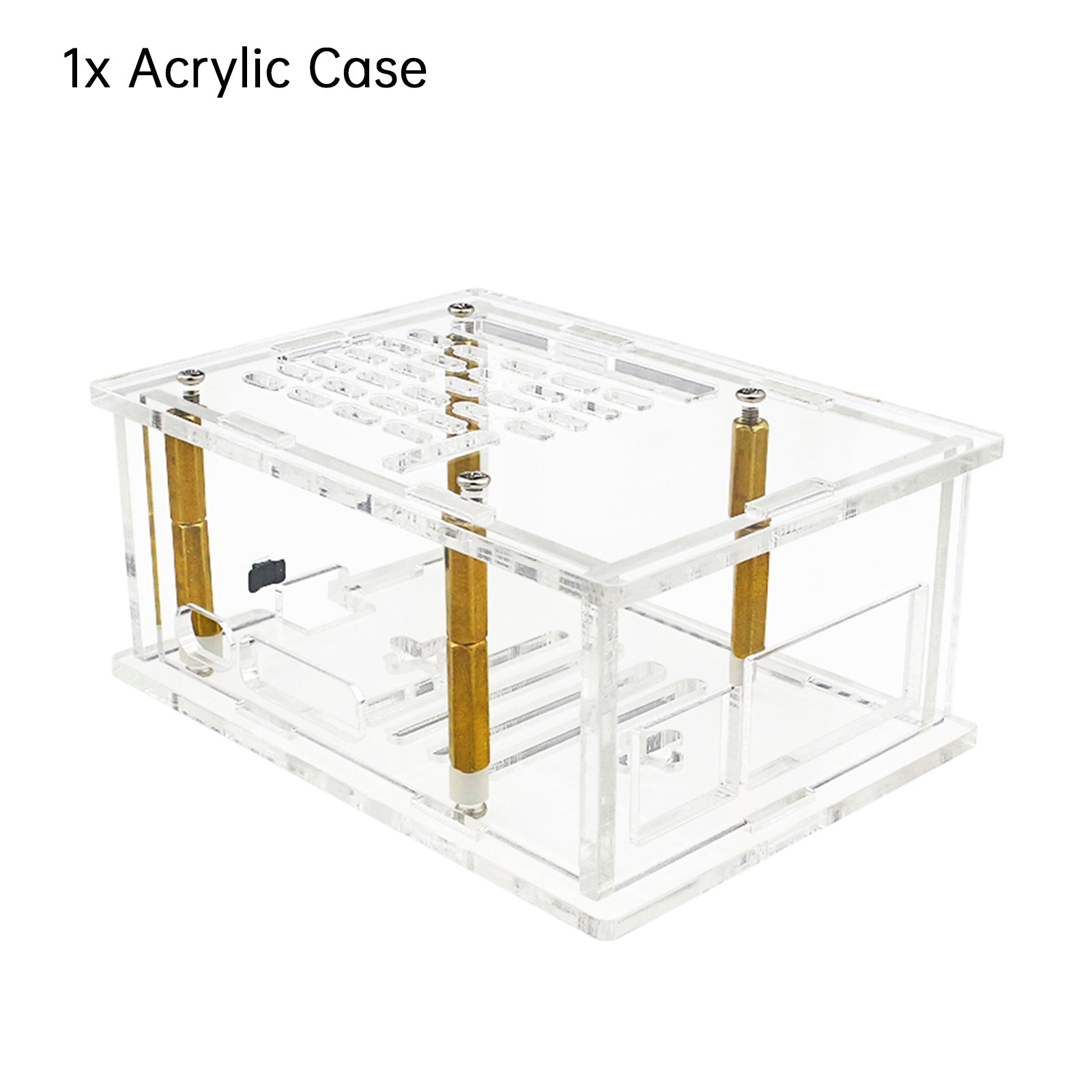 Boîtier adaptateur PCI-E pour Raspberry Pi 5, carte adaptateur PCIe vers M.2, boîtier en acrylique, radiateur