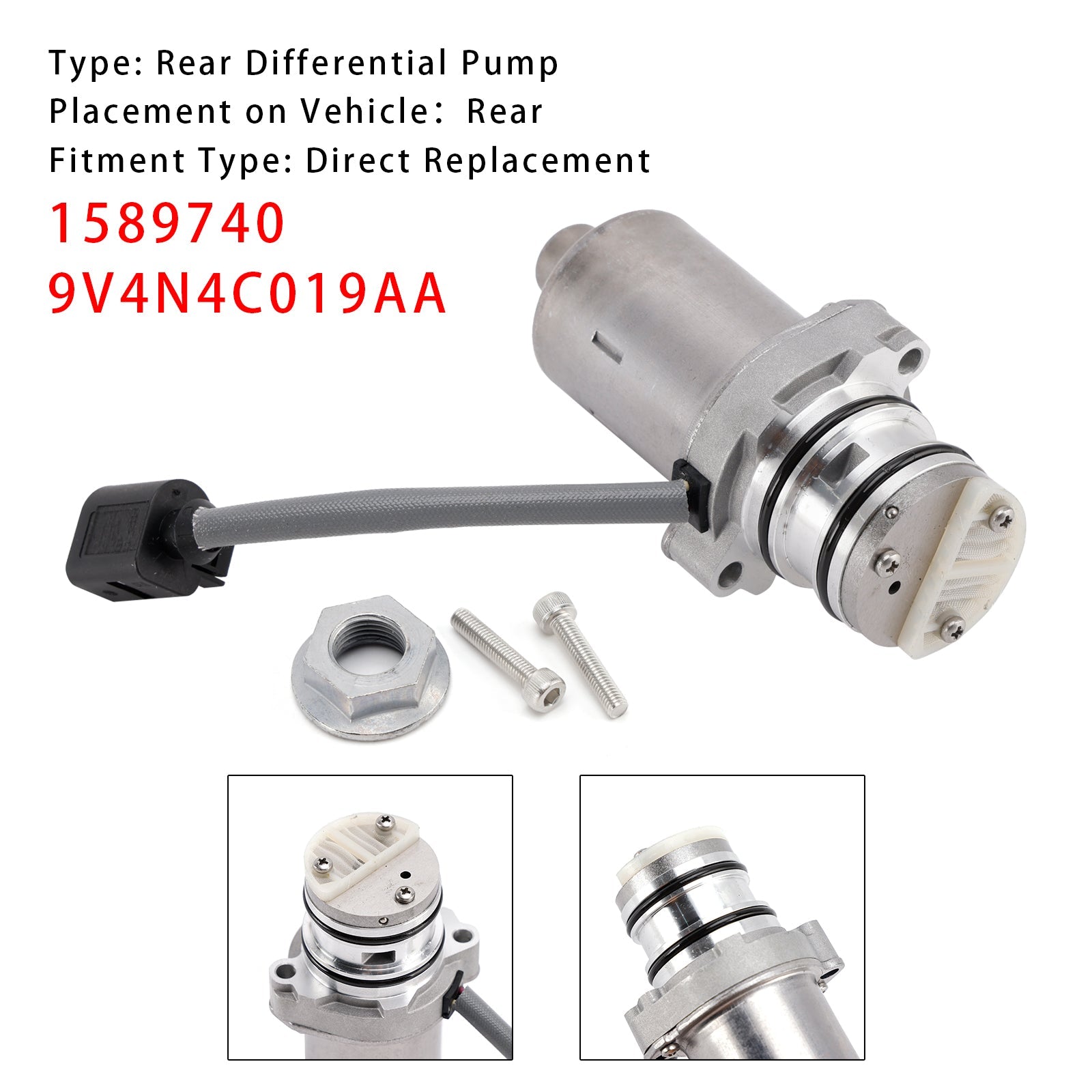 Ford Kuga AWD 2008-2012 9V4N4C019AA Tylna pompa różnicowa.