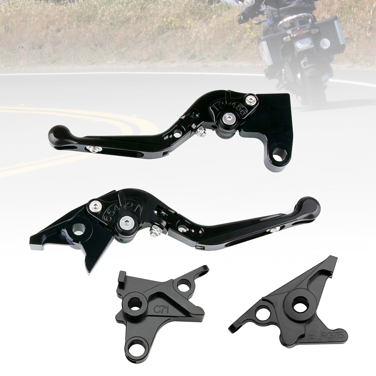 Levier de frein et d'embrayage réglable pour BMW R NINE T / PURE / RACER 2017-2023