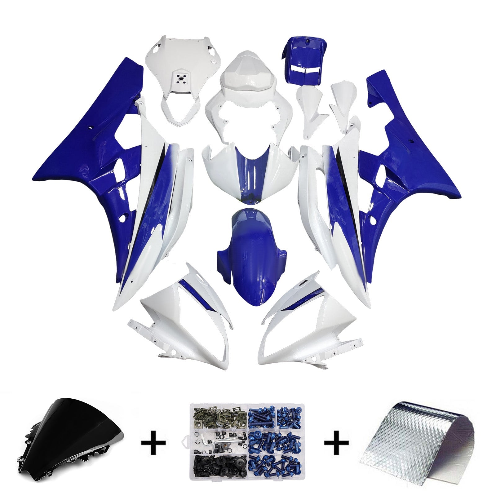 Komplet oklepa iz ABS plastike za Yamaho YZFR6 YZF-R6 2006-2007