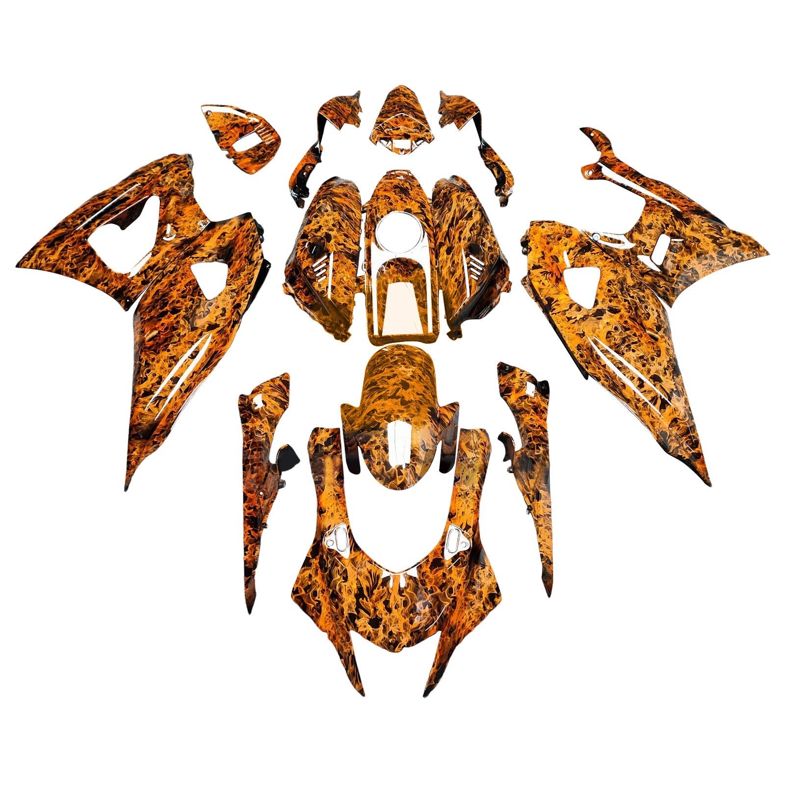 Kit de carenado inyectado de plástico ABS para Yamaha YZF-R7 2021-2025