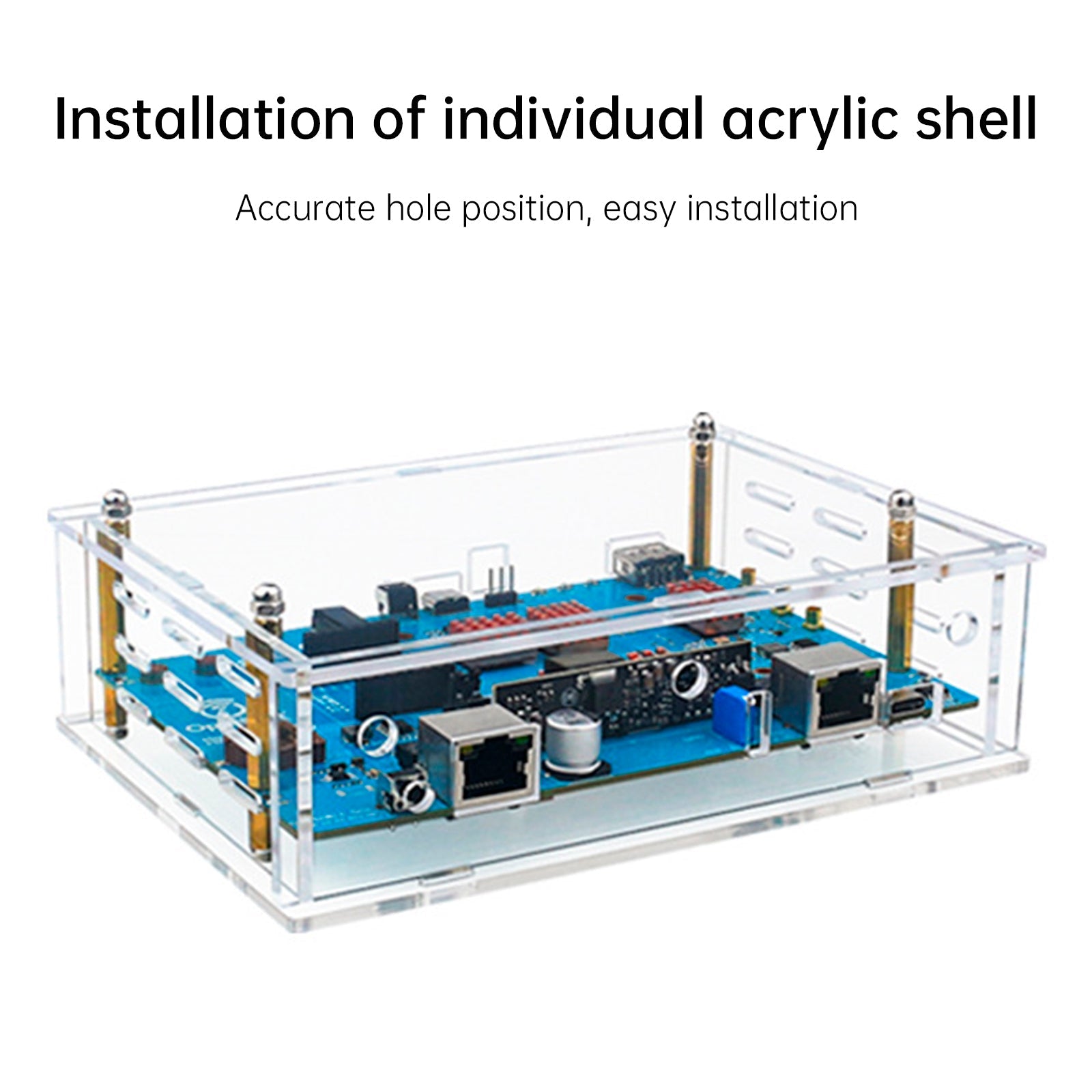 Transparante acryl beschermende schaal voor externe antenne bananapi openwrtone
