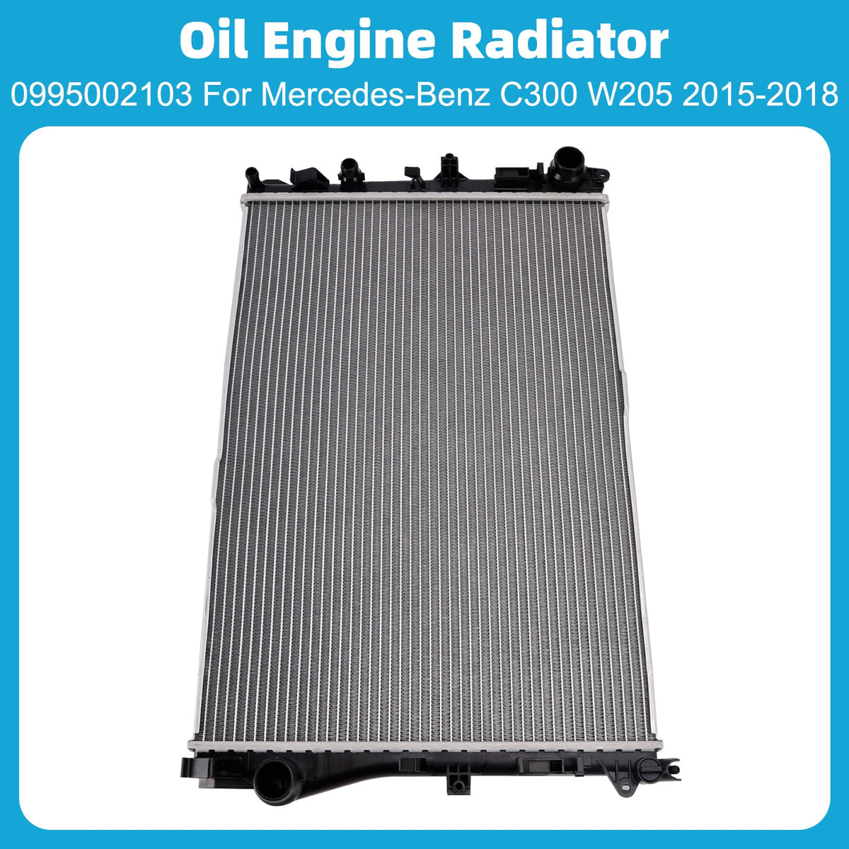 Radiateur d'huile moteur pour Mercedes-Benz C450 AMG W205 (2016) - Référence : 0995002103