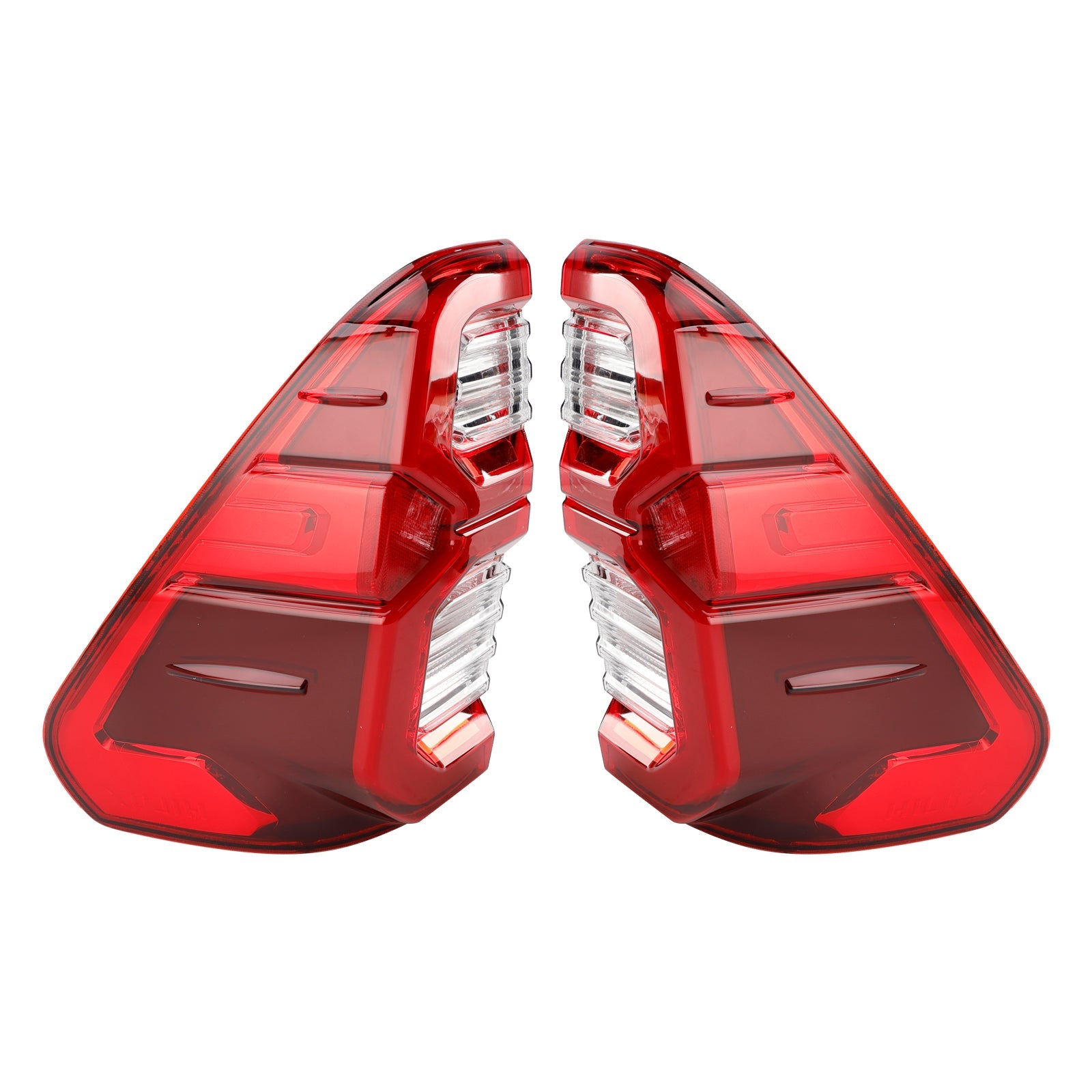 Un par de luces traseras con la parte trasera derecha e izquierda para Toyota Hilux Revo Rocco 2015-2021